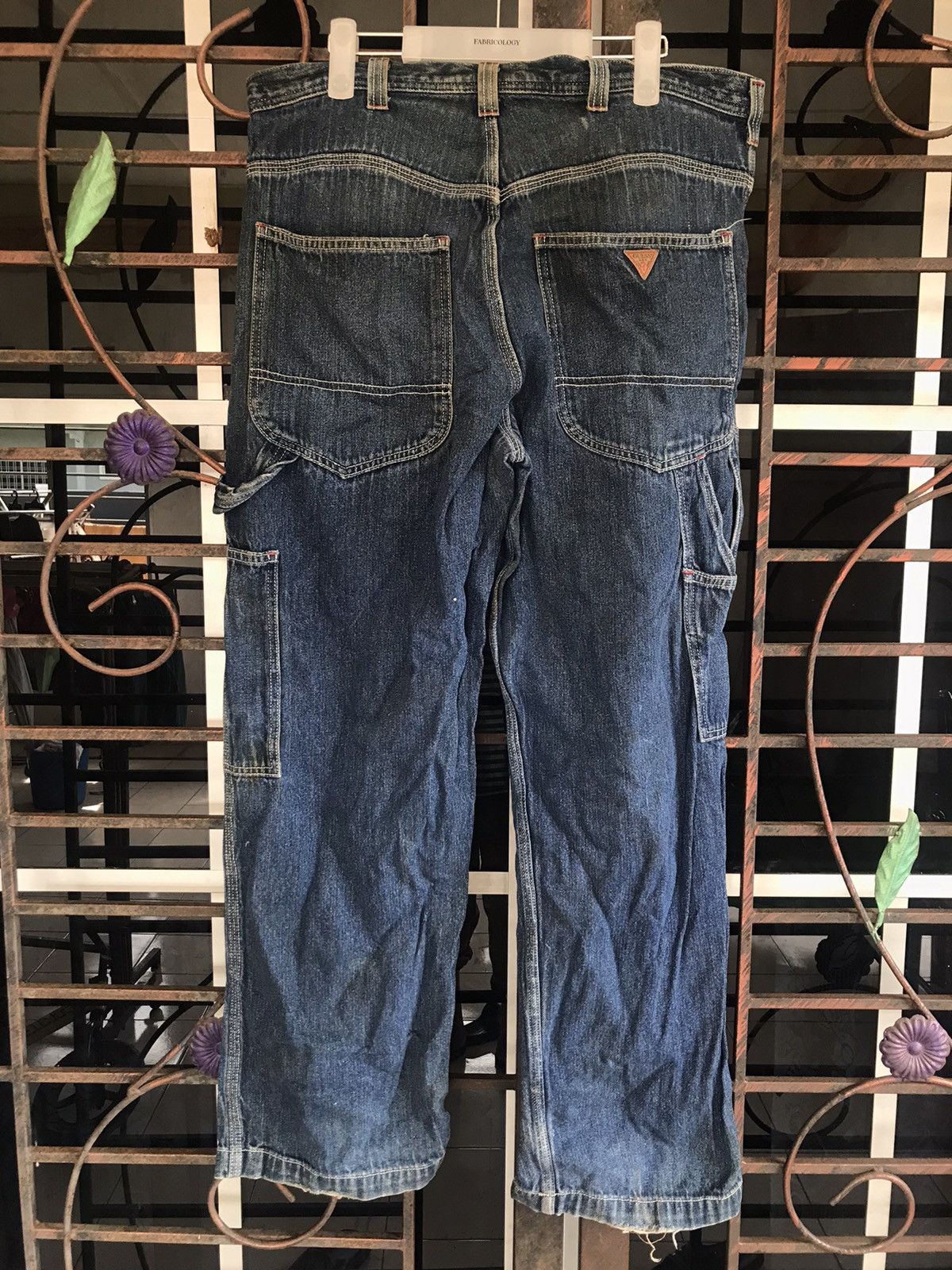Guess × Vintage Vintage Guess Jeans Carpenter Wabash Made in USA Size US 35 - 2 Thumbnail