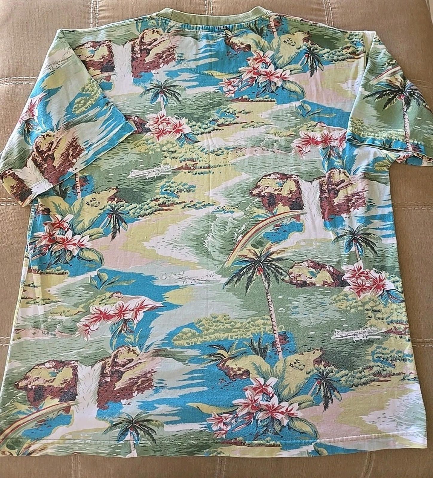 Other Vintage Shirt County Seat Aloha Hawaiian Style Tee Rare Find Size US L / EU 52-54 / 3 - 9 Thumbnail