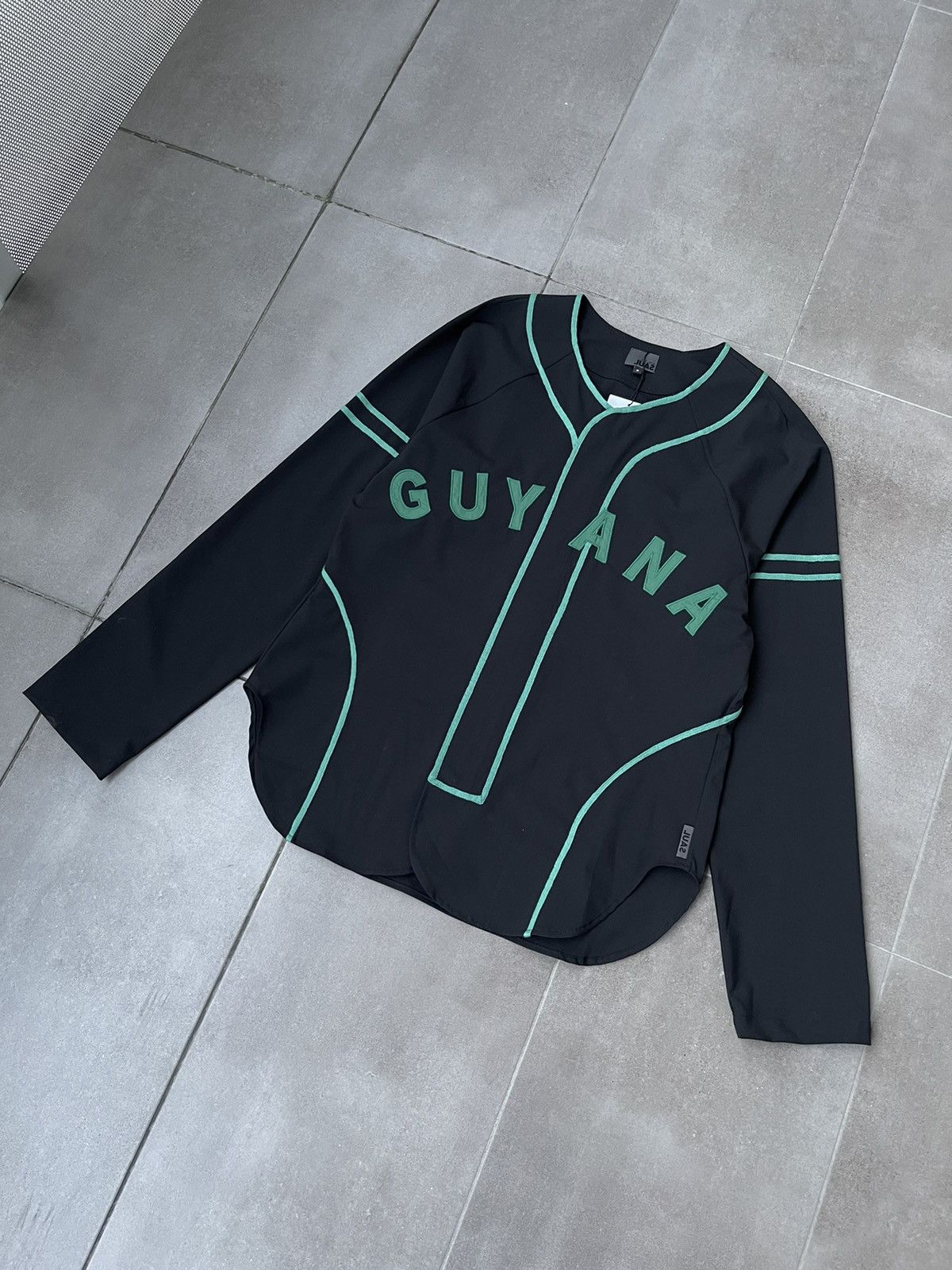 Saul Nash !DS! SS23 Saul Nash "GUYANA" Team Black Longsleeve Size US M / EU 48-50 / 2 - 8 Thumbnail