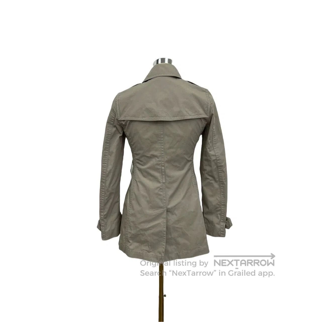 Burberry Burberry Khaki Trench Coat. Size XXS / US 00 / IT 34 - 2 Thumbnail