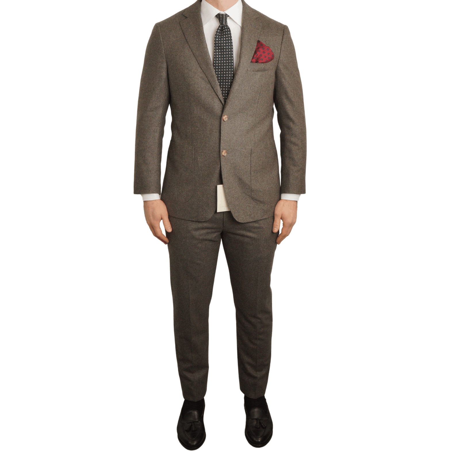 image of Men Suitsupply Suit Wool Havana Vitale Barberis Eu52 Uk/us42 in Brown (Size 42R)
