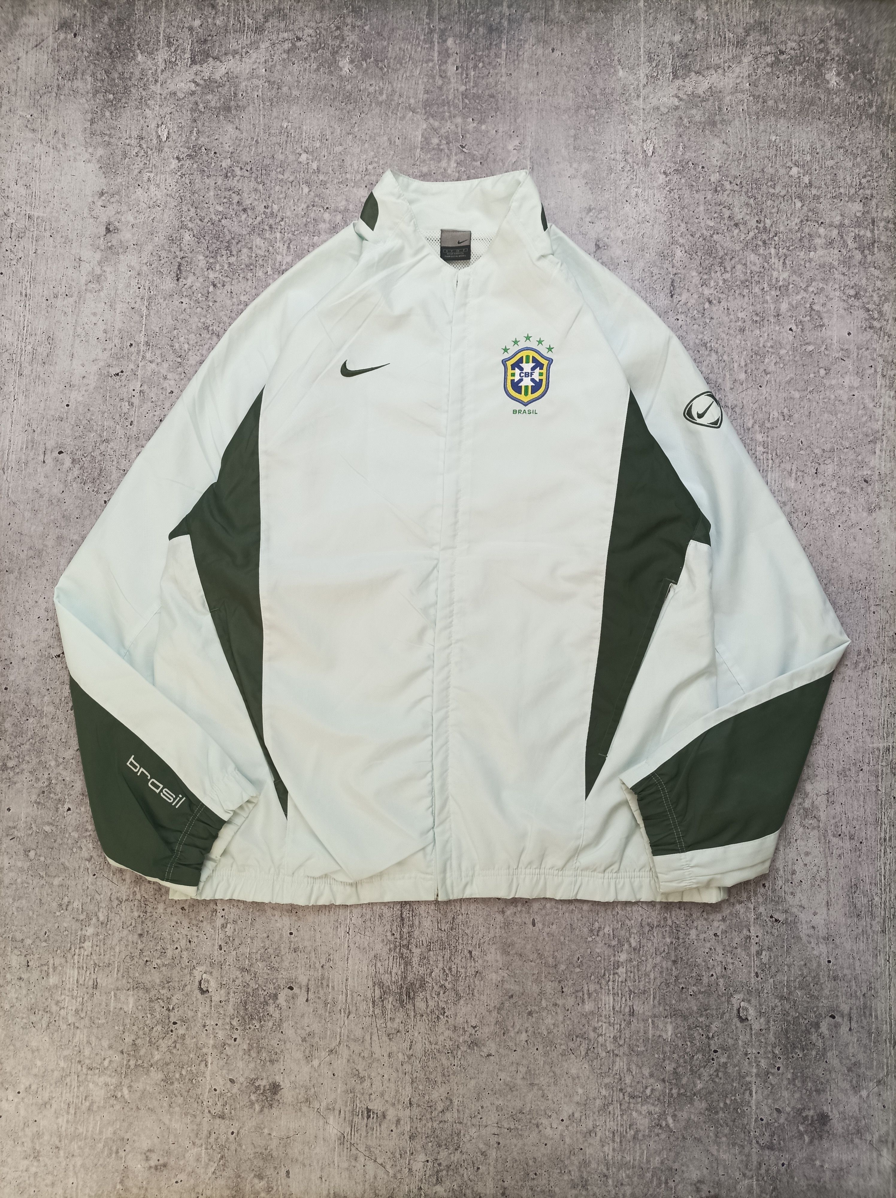 Nike Nike Brazil Football Windbreaker Olympic Jacket 00s Vintage