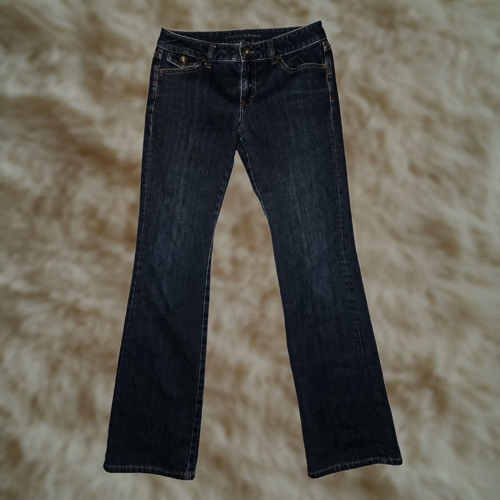 Banana Republic Banana Republic Jeans Women's 27 Boot Cut Blue Stretch Denim Regular 31 Inseam Preppy City Size 27" / US 4 / IT 40 - 1 Thumbnail