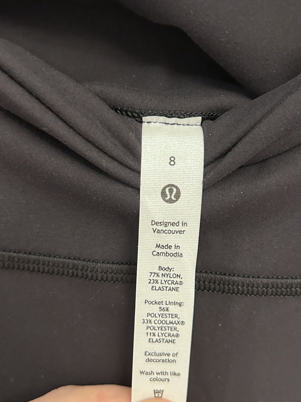 Lululemon Lululemon Wunder Train High-Rise Tight 28" Black Size 8 Size 30" / US 8 / IT 44 - 9 Thumbnail