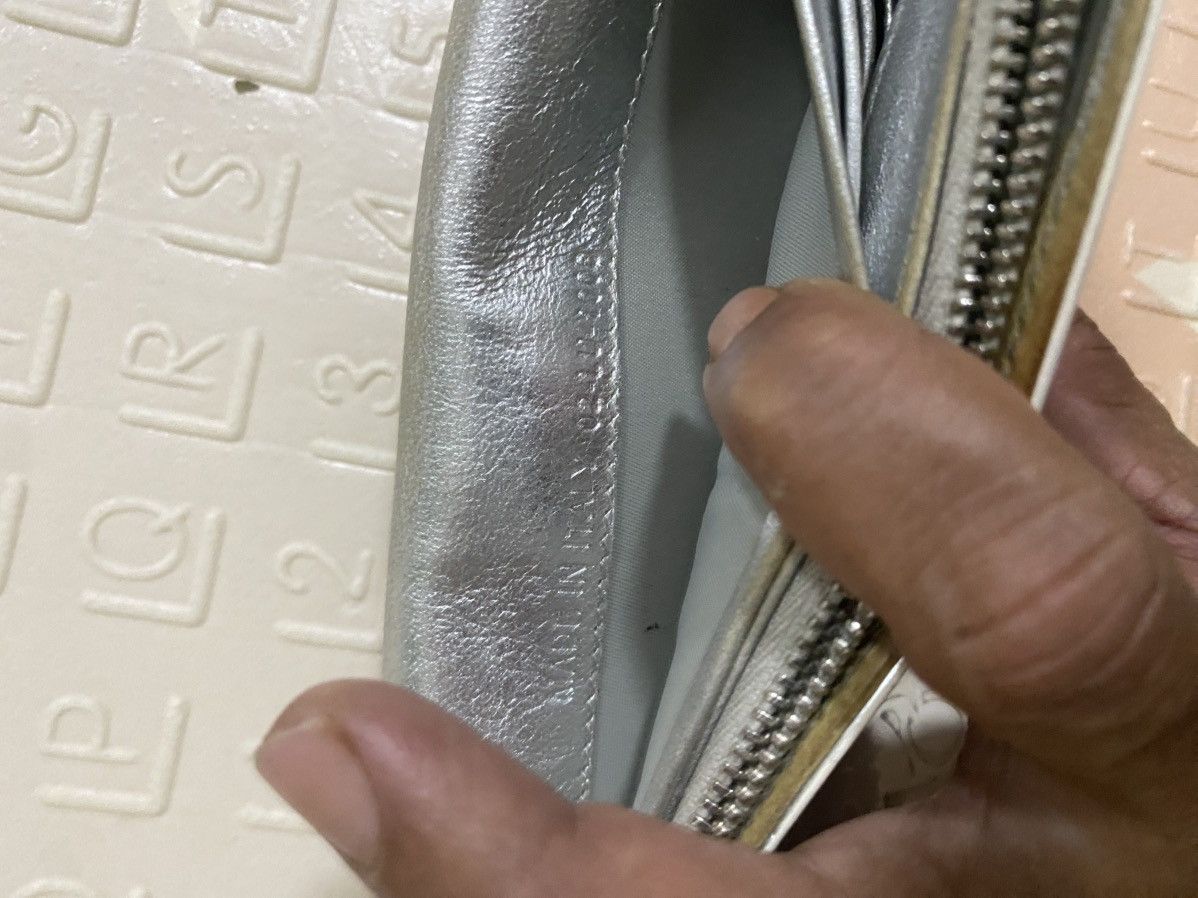 Christian Dior Monsieur Vintage Christian Dior Monogram Embossed Long Wallet – White Size ONE SIZE - 4 Thumbnail