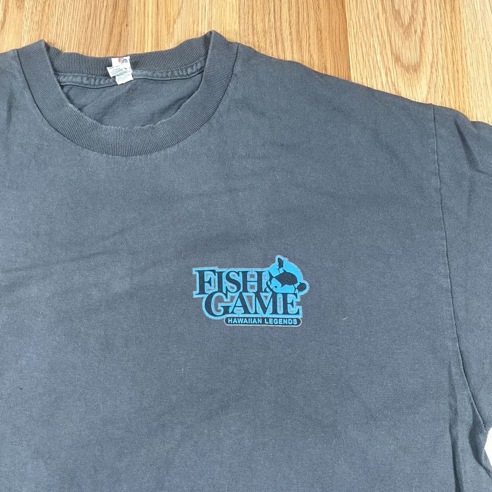 Vintage Allstyle Apparel Activewear Ono Hawaiian Deep Water Graphics T-Shirt Adults L Size US L / EU 52-54 / 3 - 2 Thumbnail