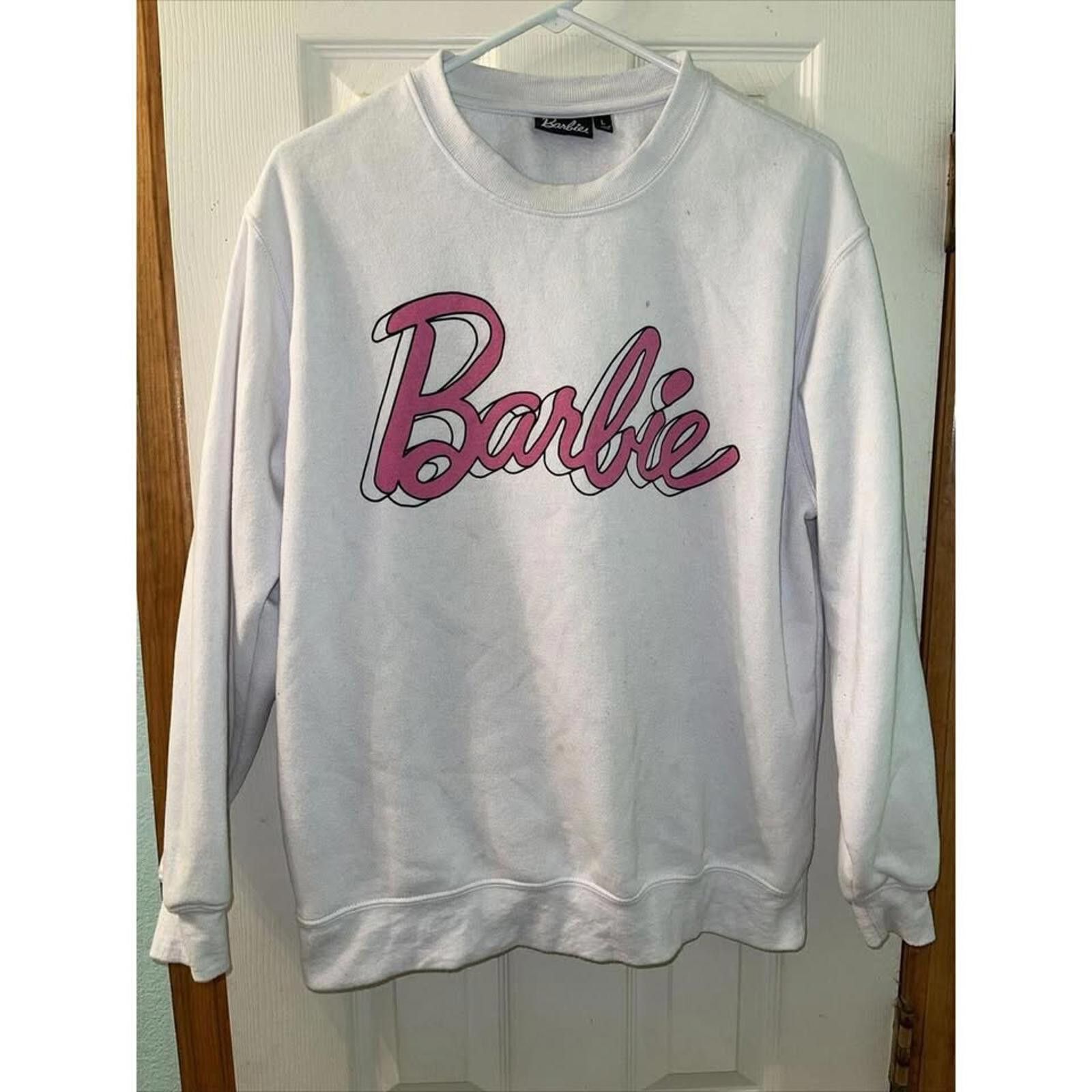 Other Vintage Barbie Graphic Sweatshirt - Cozy & Stylish Size L / US 10 / IT 46 - 1 Thumbnail