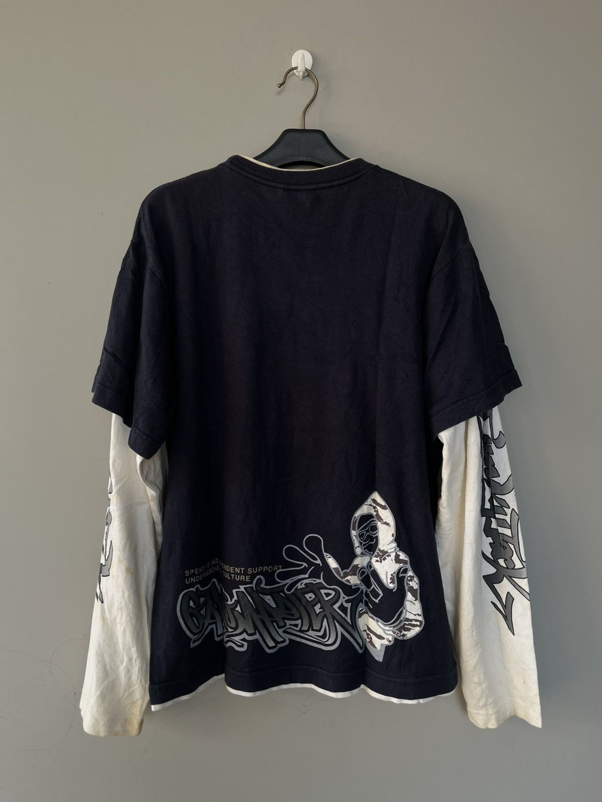 14th Addiction 2000s JAPANESE GRASS HITER POEM DOUBLE LAYER GOTHIC PUNK Y2K Size US L / EU 52-54 / 3 - 3 Thumbnail
