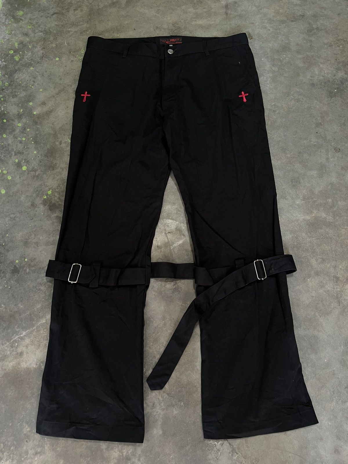 Japanese Brand Japanes Brand ZJ Punk Bondage Pants Multi Zipper Size US 37 - 14 Thumbnail