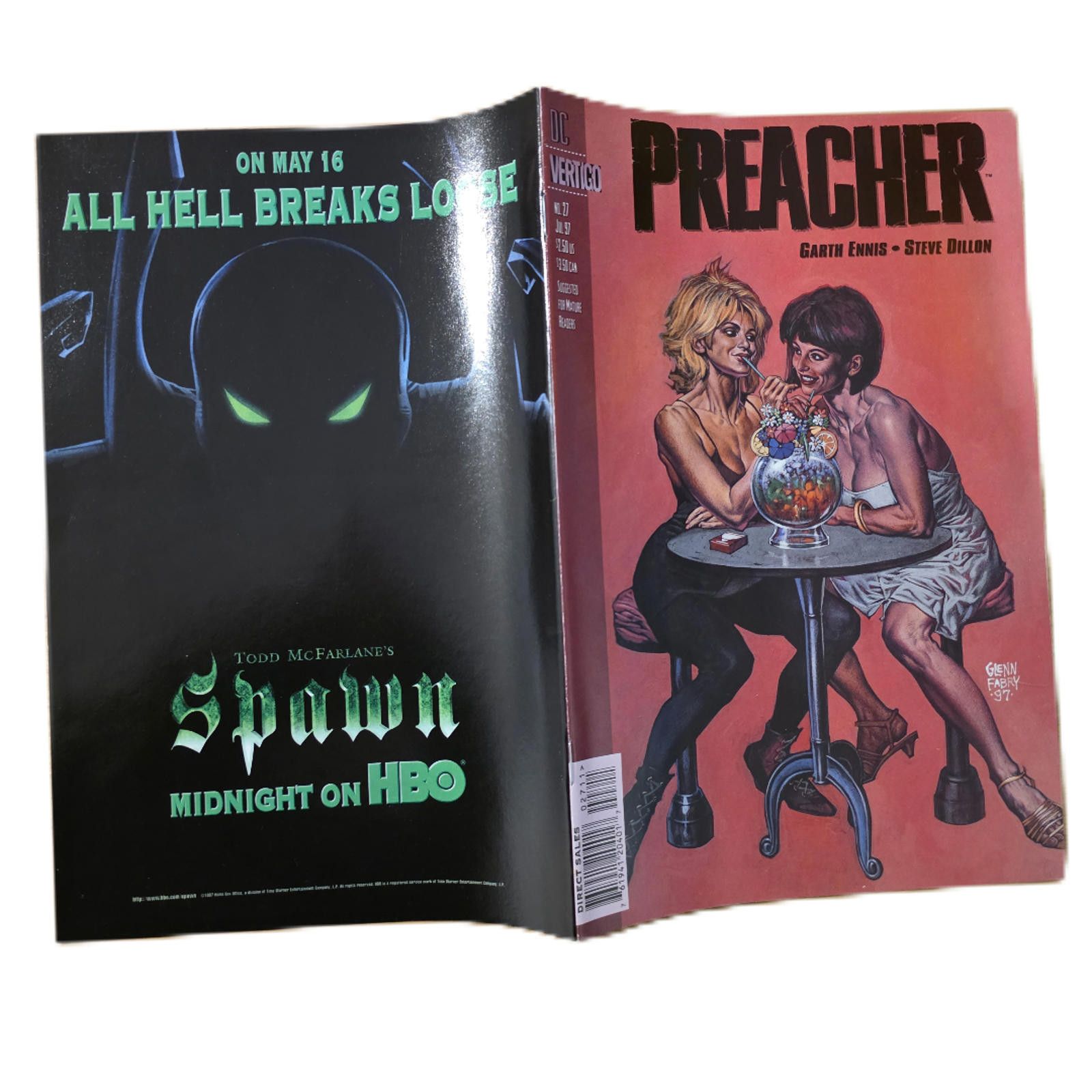 Other Preacher #27 1997 Vertigo DC Comic Near Mint (C) Size ONE SIZE - 2 Thumbnail