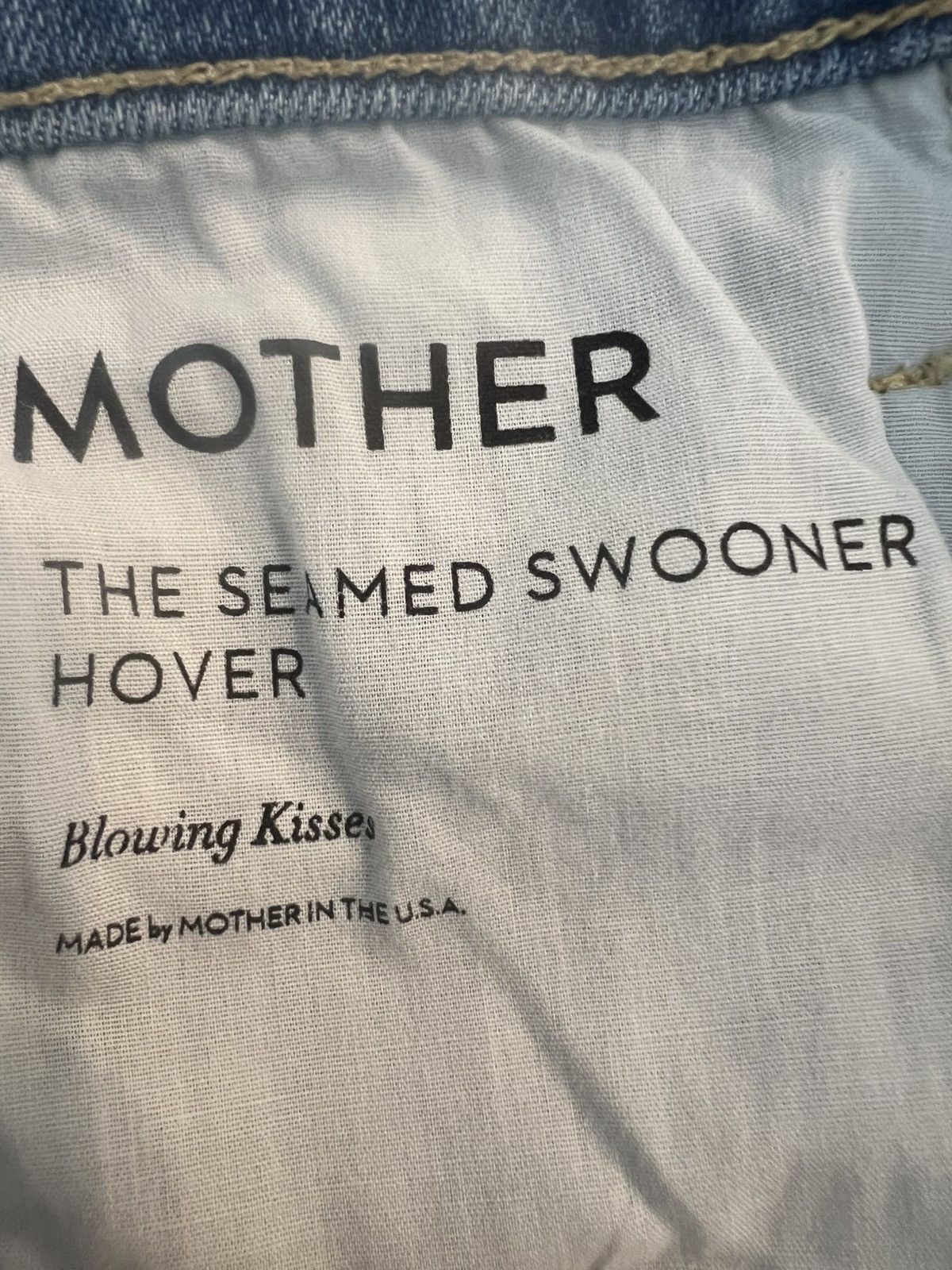MOTHER Mother Jeans The Seamed Swooner Hover 25 Blowing Kisses Size 25" / US 0 / IT 36 - 7 Thumbnail