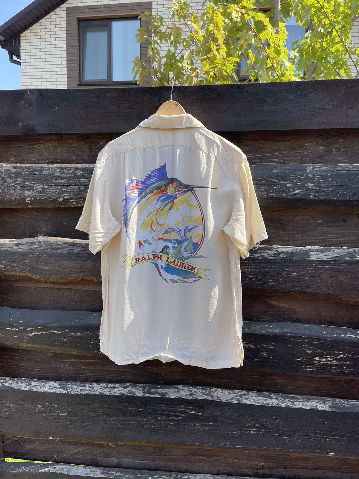 Polo Ralph Lauren 90’s Ralph Lauren Fishing vintage rayon shirt big logo Size US M / EU 48-50 / 2 - 4 Thumbnail