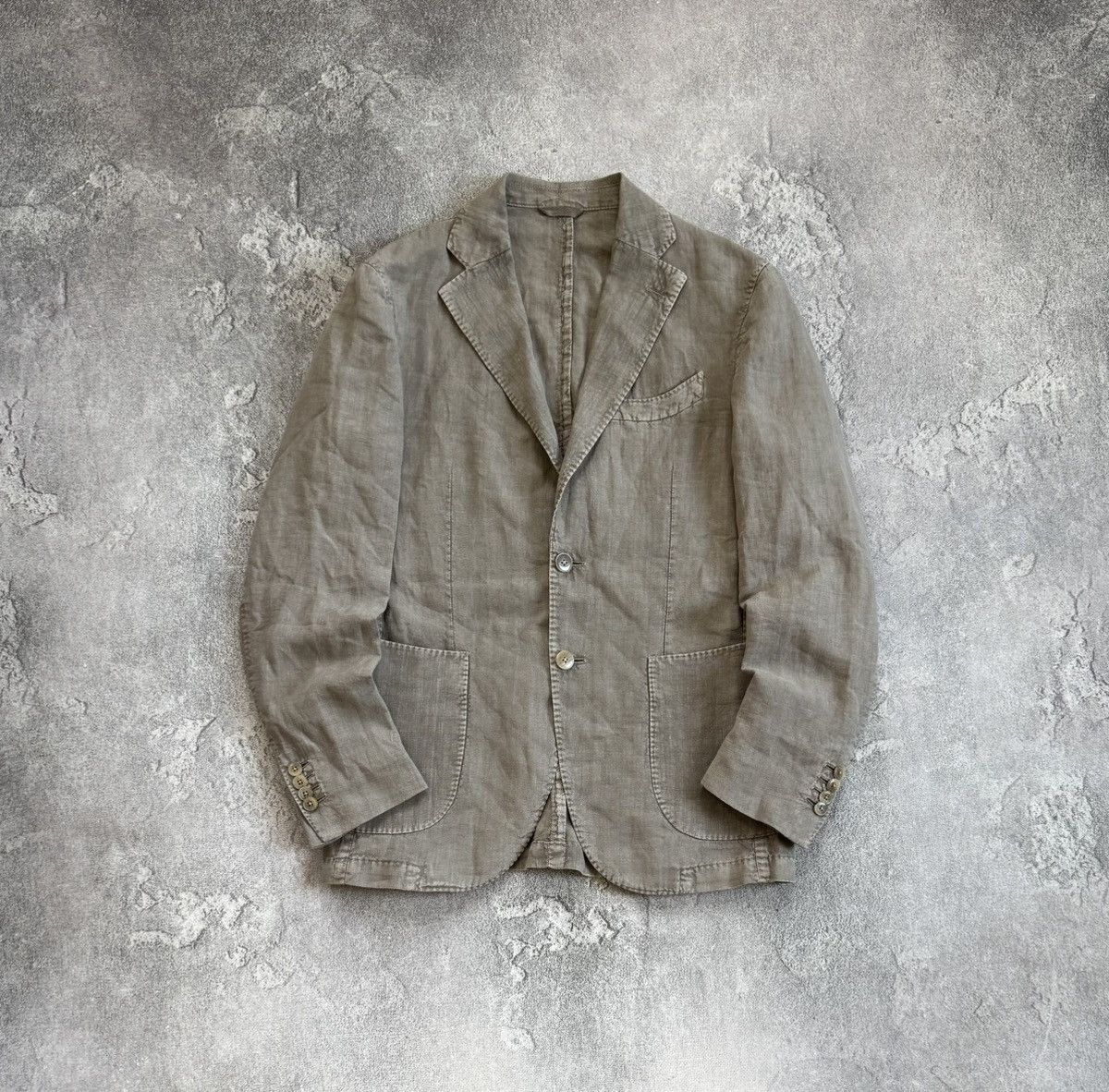 L.B.M. 1911 L.B.M. 1911 tailored linen blazer casual jacket Size 46R - 1 Thumbnail