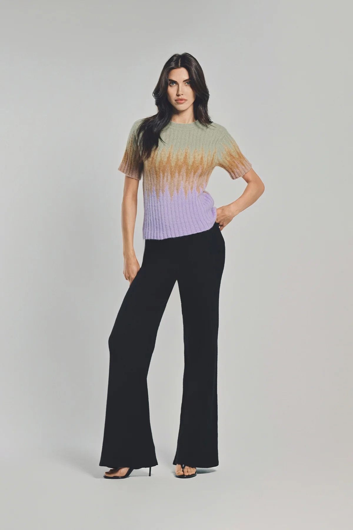 The Elder Statesman $895 The Elder Statesman Delicash Black Flare Pant Size 27" / US 4 / IT 40 - 5 Thumbnail