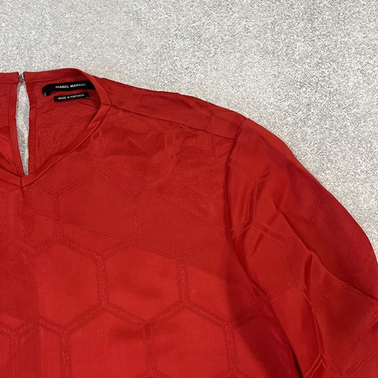 Isabel Marant Red Isabel Marant shirt blouse shirt Size S / US 4 / IT 40 - 3 Thumbnail
