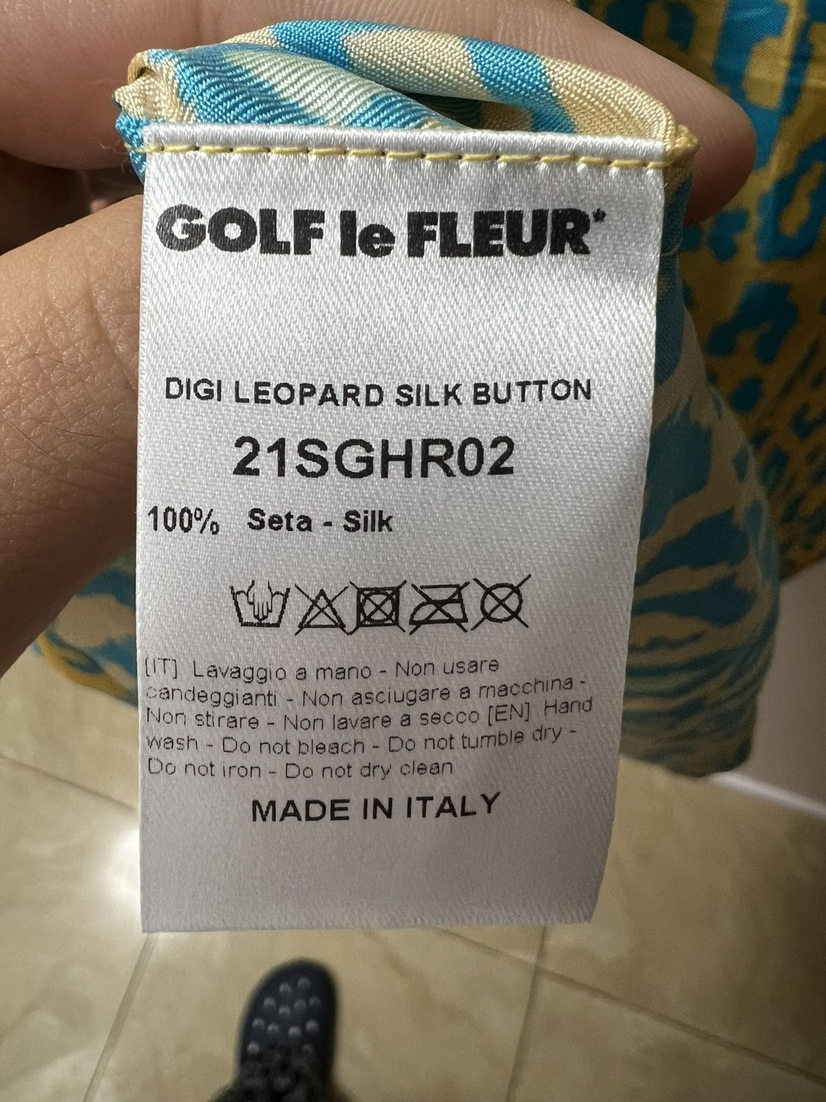 Golf le Fleur Golf Le Fluer - Digi Leopard Silk Button up. Size US M / EU 48-50 / 2 - 5 Thumbnail