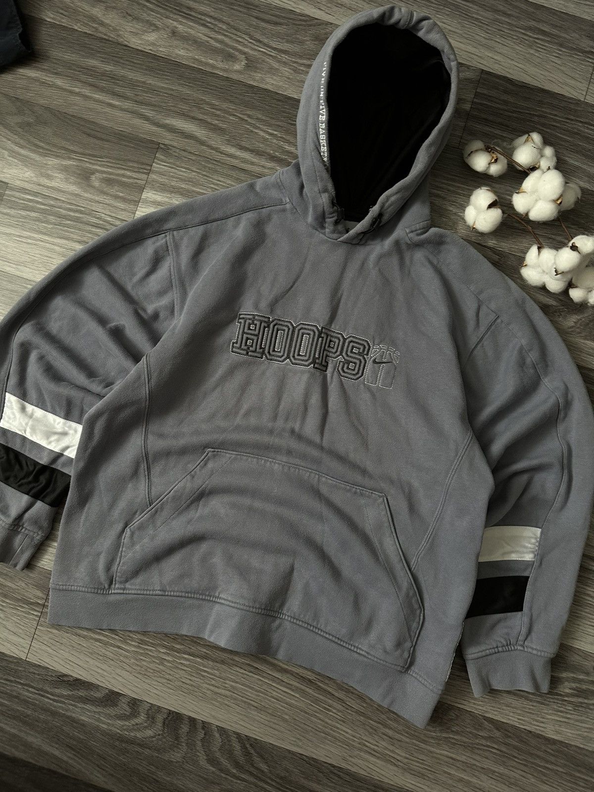 Nike × Nike ACG × Vintage Nike Hoops basketball Vintage y2k boxfit oversised hoodie Size US L / EU 52-54 / 3 - 2 Thumbnail