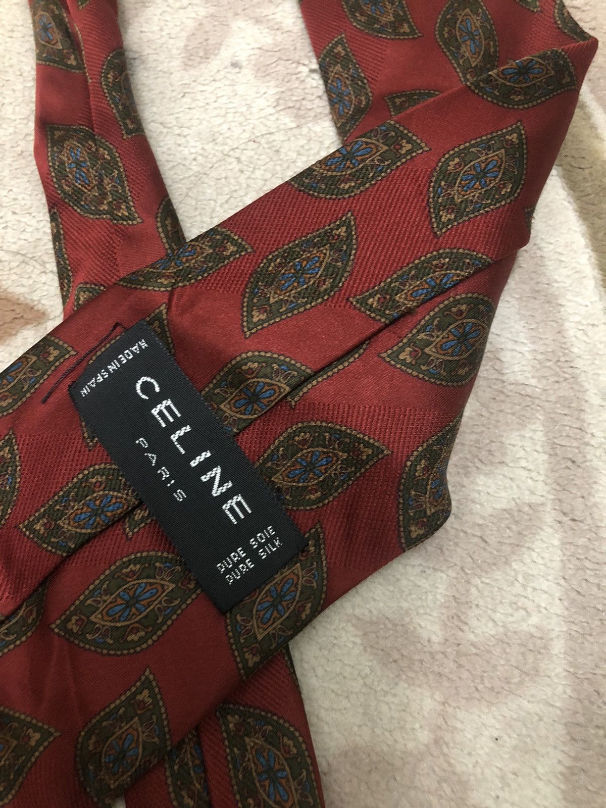 Celine × Vintage Necktie celine made in spain Size ONE SIZE - 4 Thumbnail