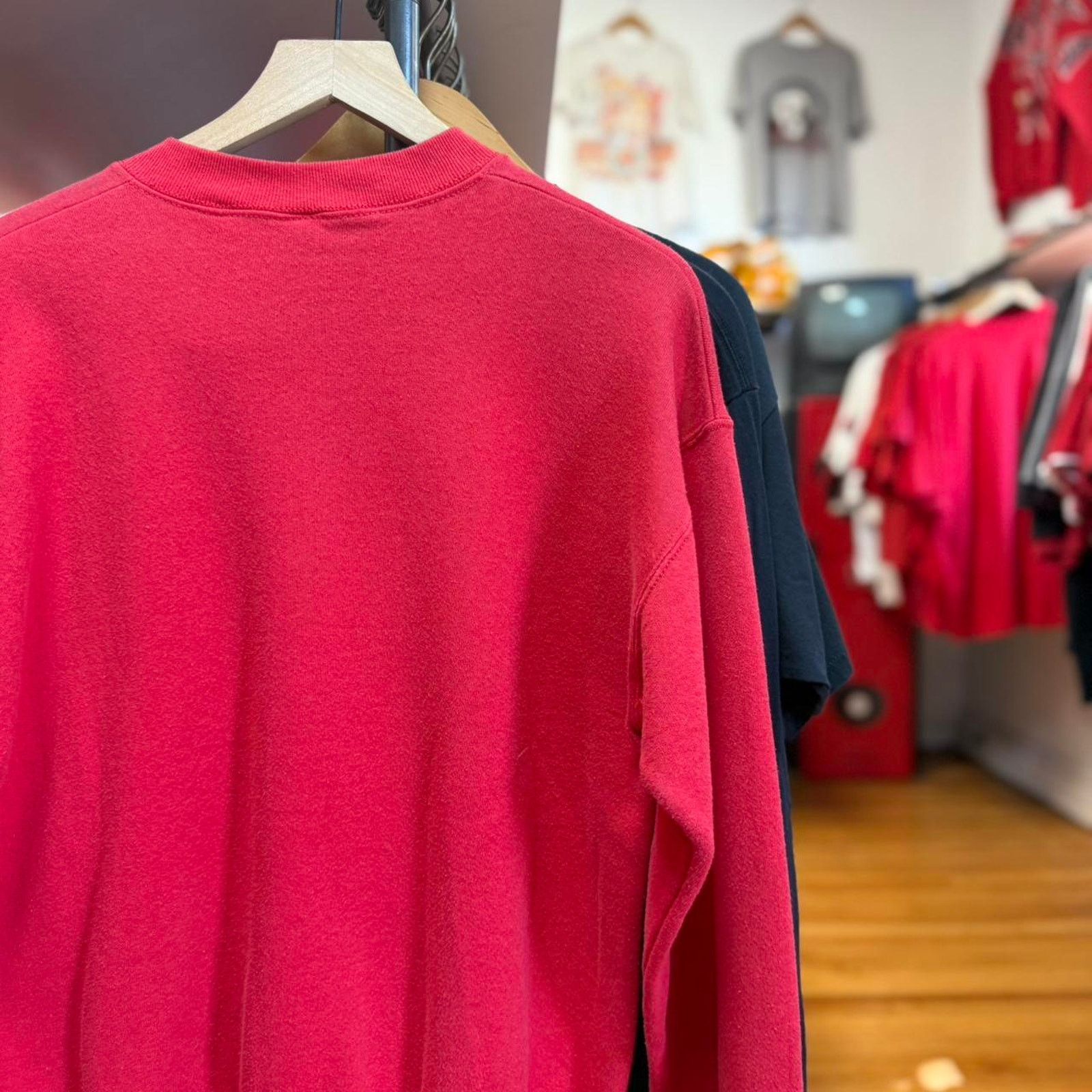Vintage Vintage 90s Nebraska Huskers Mom Plaid Crewneck Size US L / EU 52-54 / 3 - 2 Thumbnail
