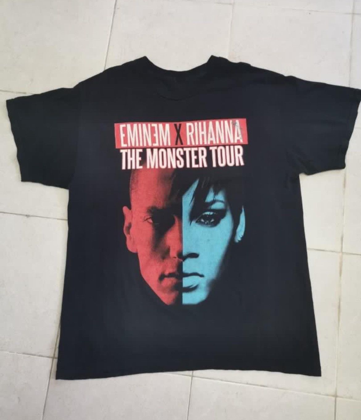 Band Tees Vintage Band Eminem X Rihanna The Monster Tour 2014 | Grailed