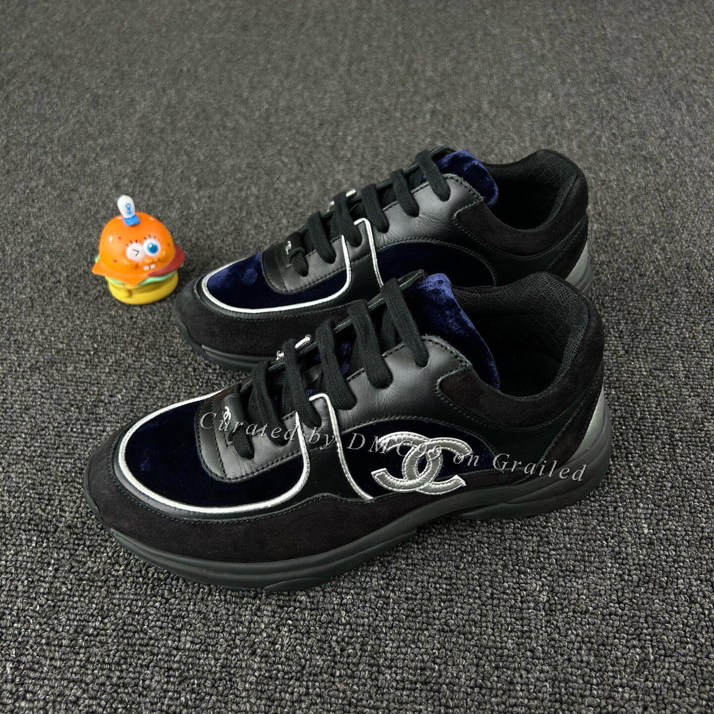 Chanel Chanel Black Sneakers Size US 5 / IT 35 - 1 Thumbnail