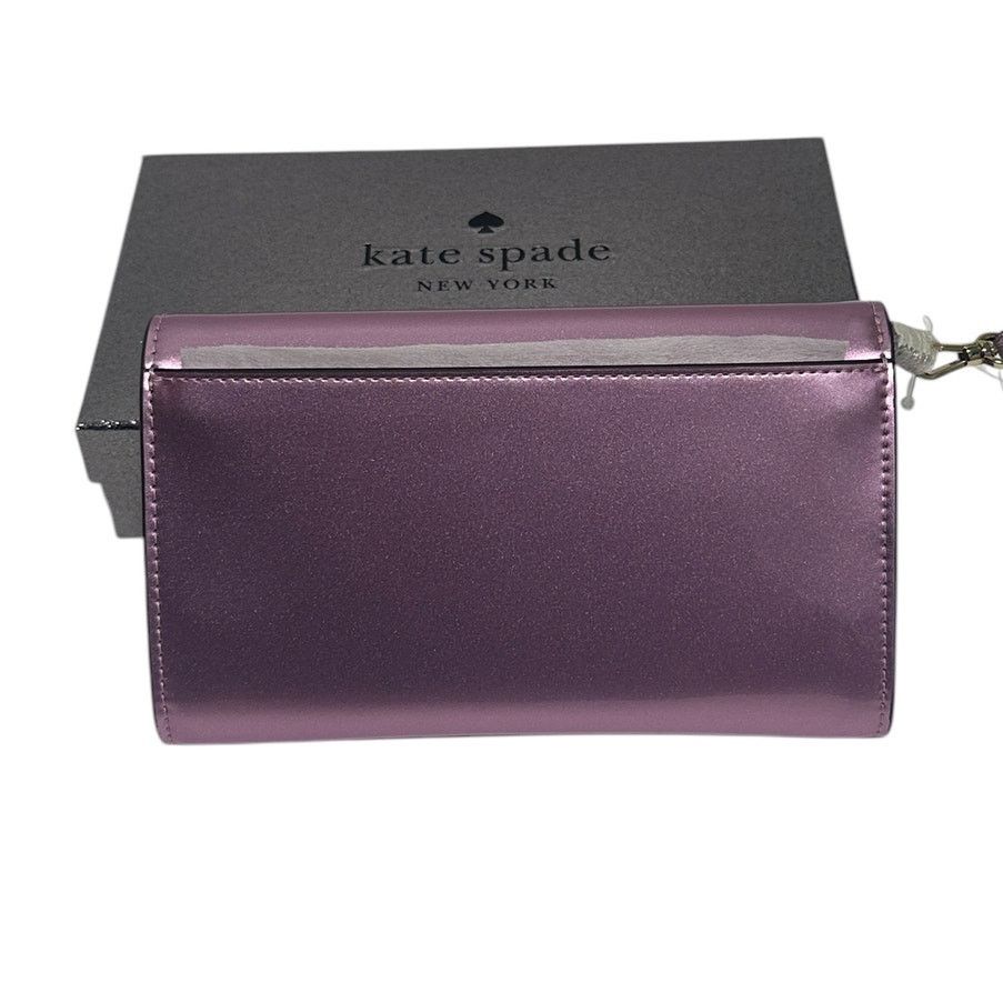 Kate Spade Kate Spade Kenzie Boxed Medium Flap Wristlet in Quartz Pink Size ONE SIZE - 2 Thumbnail