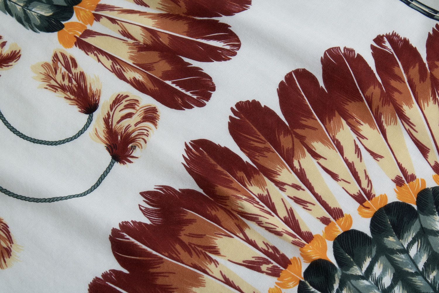 Hermes Hermes, BRAZIL cashmere and silk scarf Size ONE SIZE - 7 Thumbnail