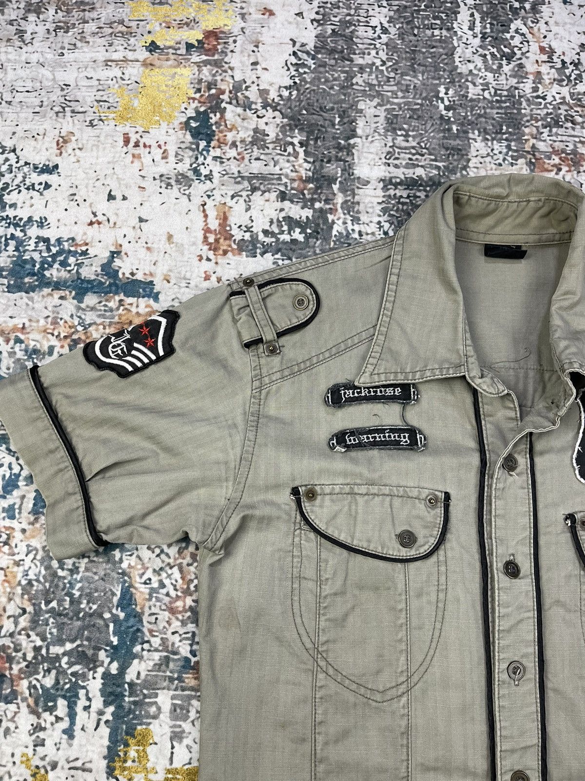 JACKROSE Vintage JACKROSE 666 Button Up Ripstop Fabric Size S / US 4 / IT 40 - 5 Thumbnail