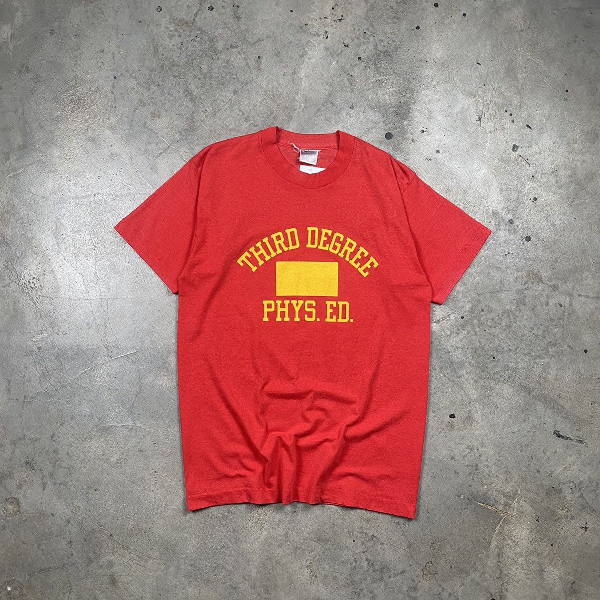 Vintage Grail True 80s Third Degree Physical Education FOTL Tee Size US M / EU 48-50 / 2 - 1 Thumbnail