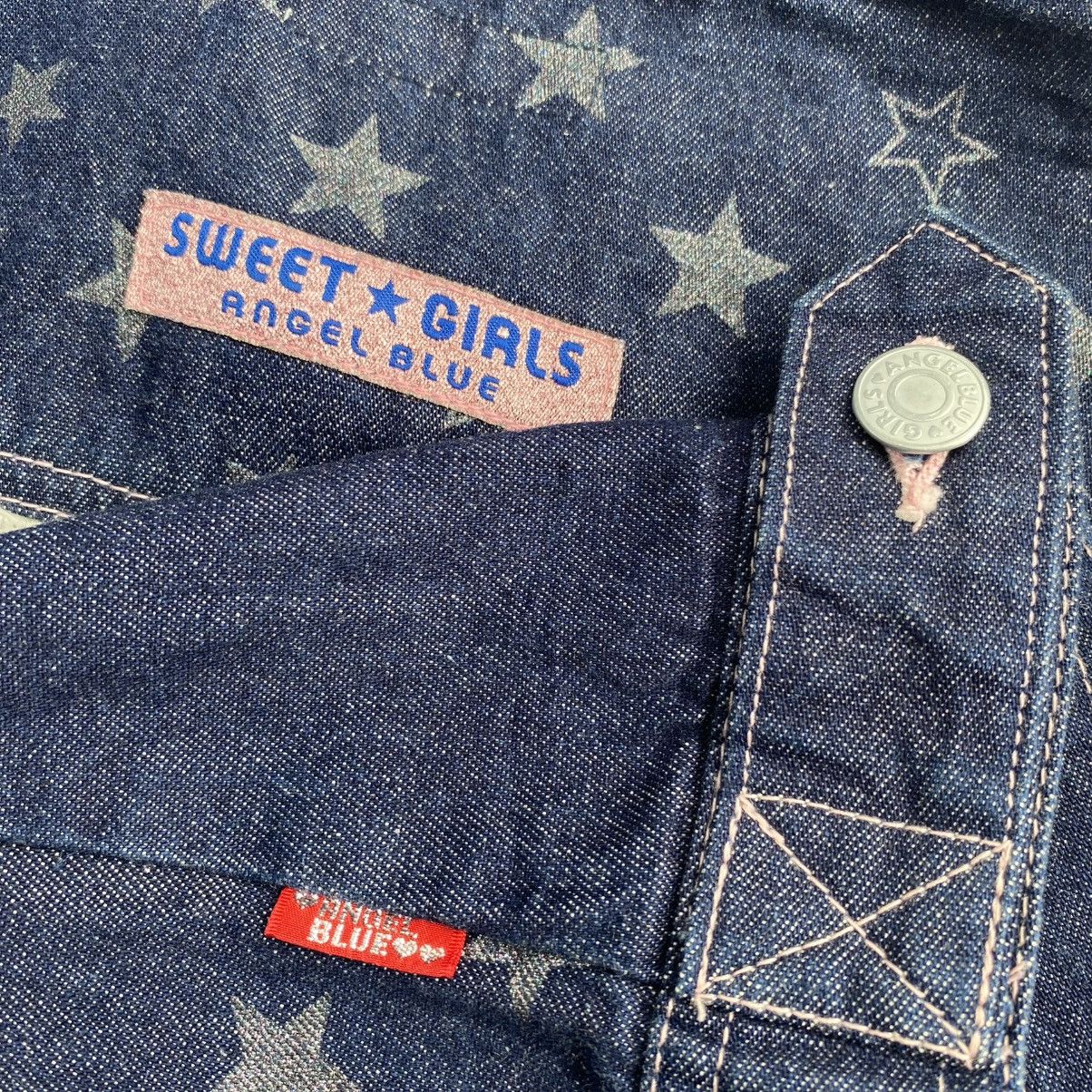 Angel Blue × Japanese Brand 1990s Angel Blue - Full Star Trucker Jacket Size US L / EU 52-54 / 3 - 3 Thumbnail