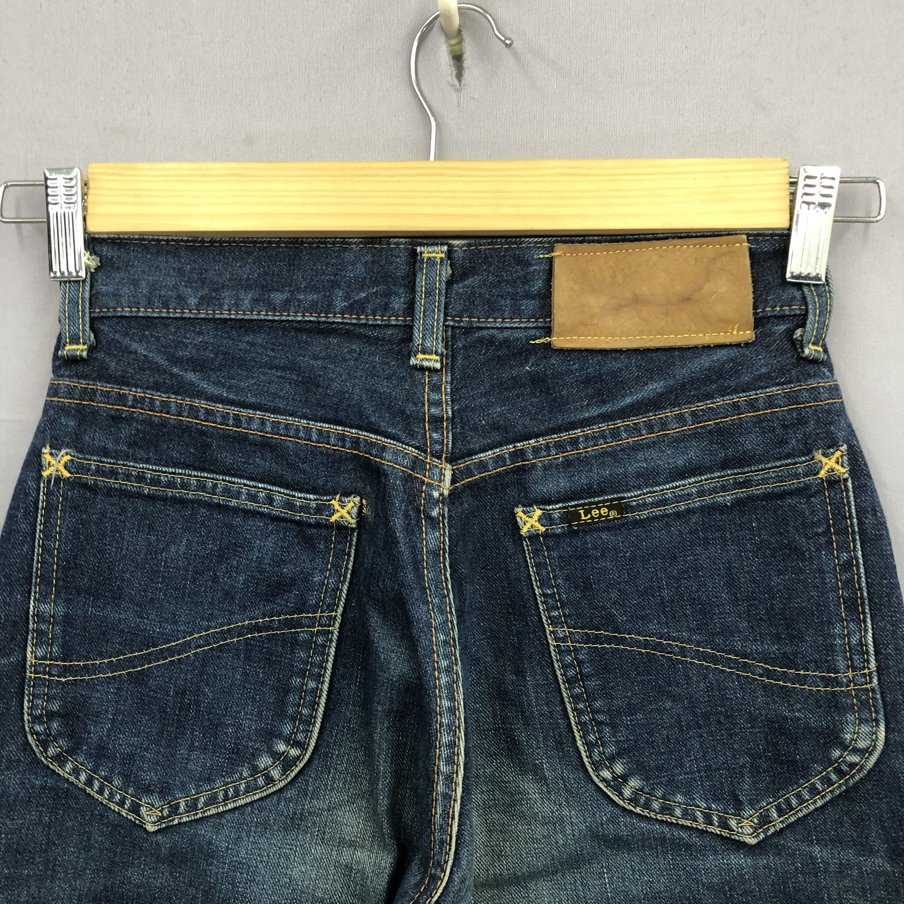 Lee Vintage 80s Lee Rider Selvedge Jeans Faded Light Wash Denim Size 24" / US 00 / IT 34 - 5 Thumbnail