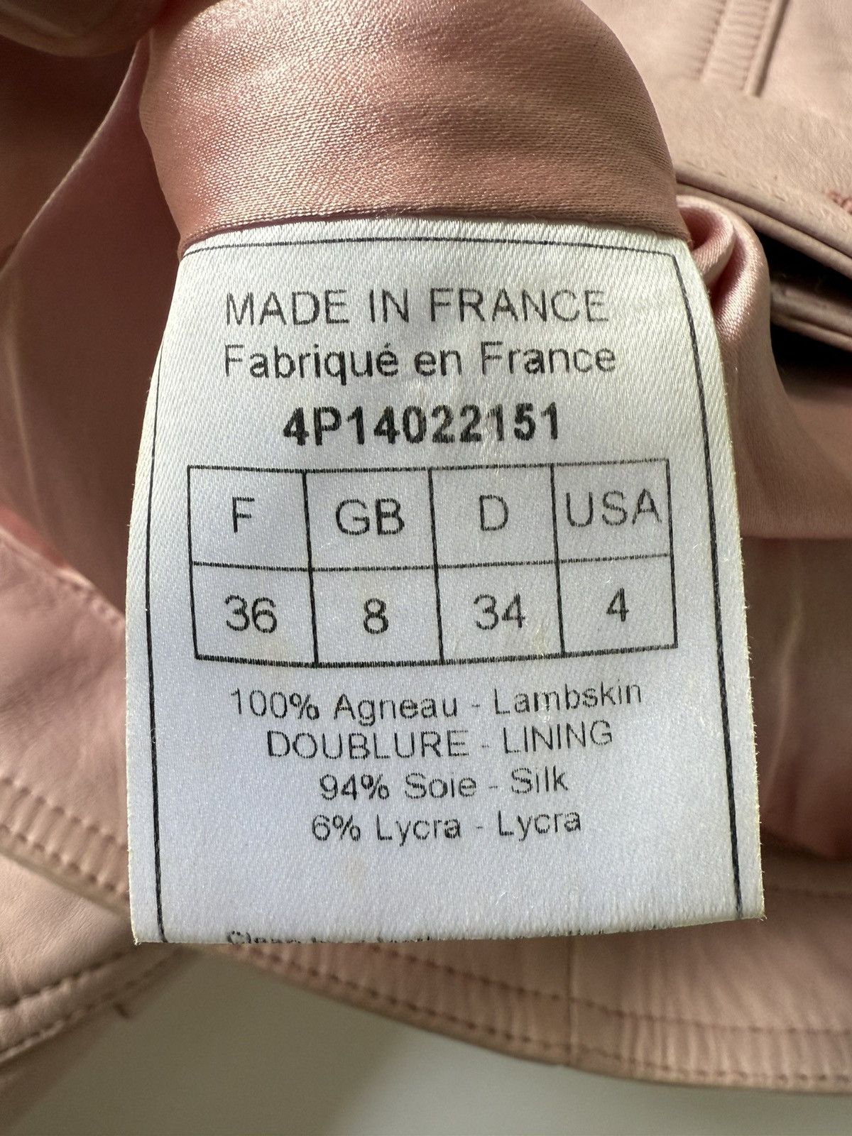 Dior Christian Dior by John Galliano S/S 2004 Pink Biker Jacket Size XS / US 0-2 / IT 36-38 - 10 Thumbnail