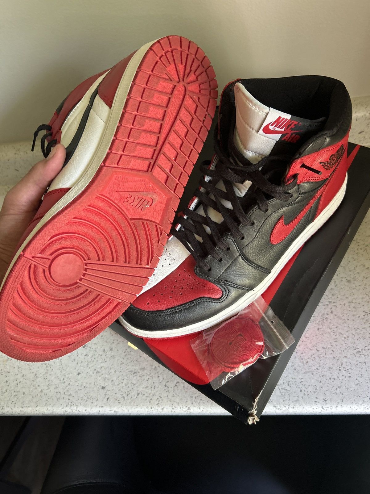 Nike 2018 Air Jordan 1 High OG NRG ‘Homage to Home’ Size US 14 / EU 47 - 7 Thumbnail