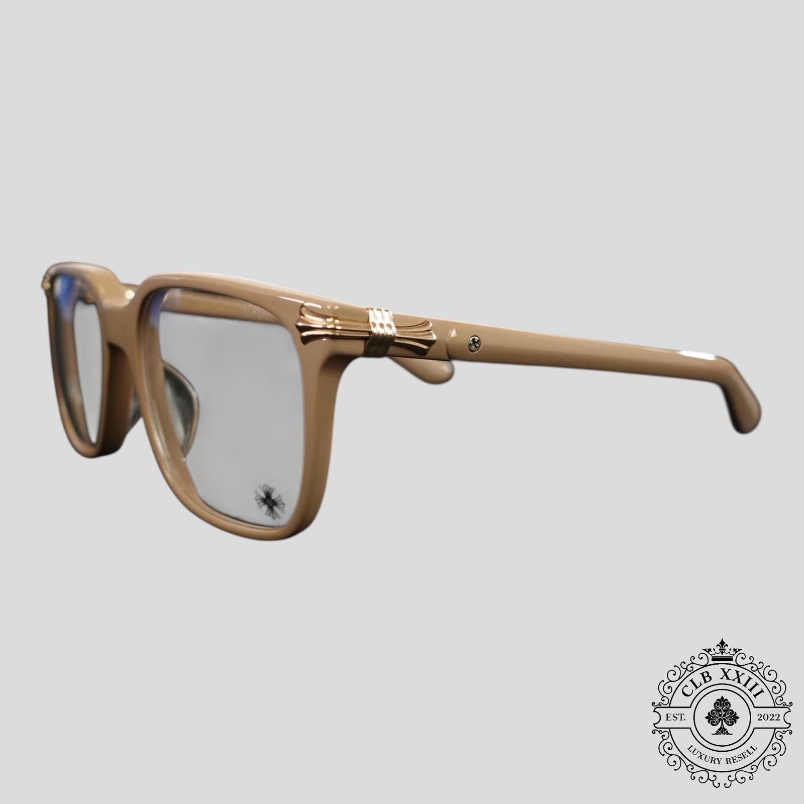 Chrome Hearts Chrome Hearts Thirst Trap Glasses in Beige Size ONE SIZE - 1 Thumbnail