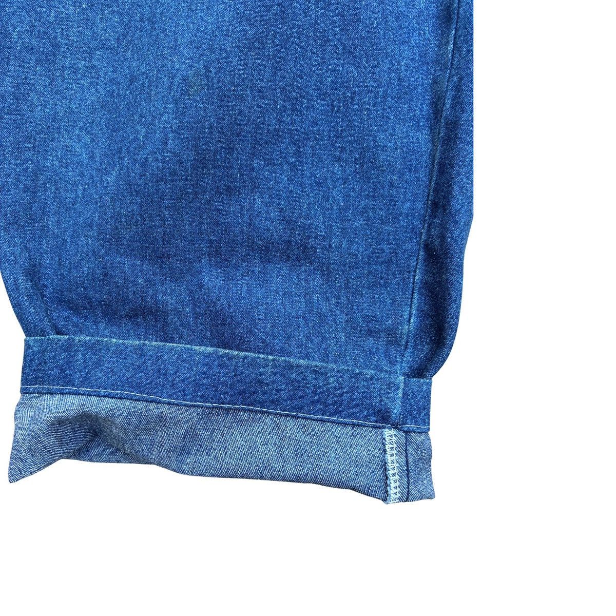 Japanese Brand TOUR JAPAN Denim Overalls Embroidered Patchwork Wide Leg Size 40" / US 18 - 4 Thumbnail