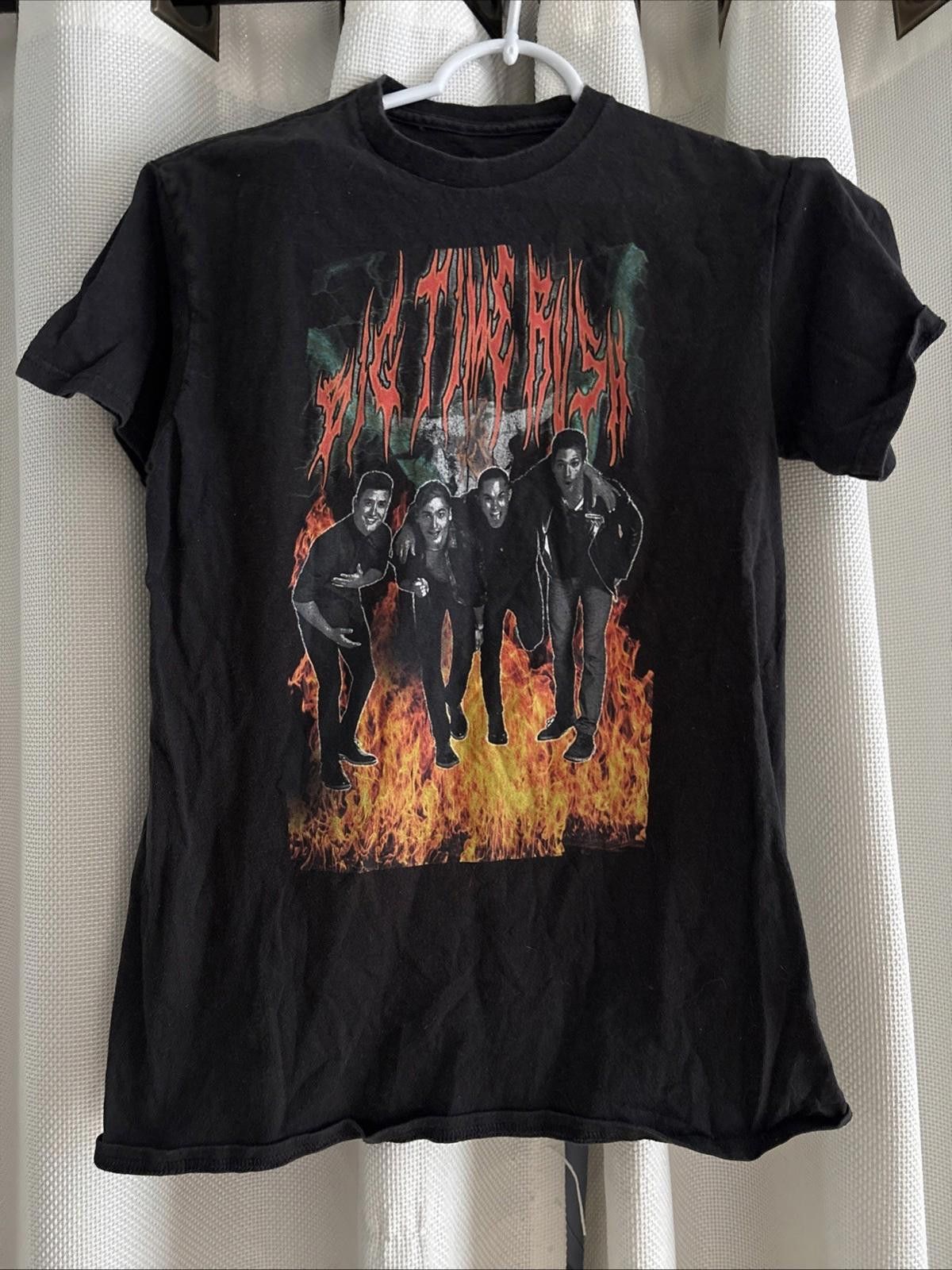 Branded Leather BIG TIME RUSH Black T-Shirt Size Small Tee Make offer! Size US S / EU 44-46 / 1 - 1 Thumbnail