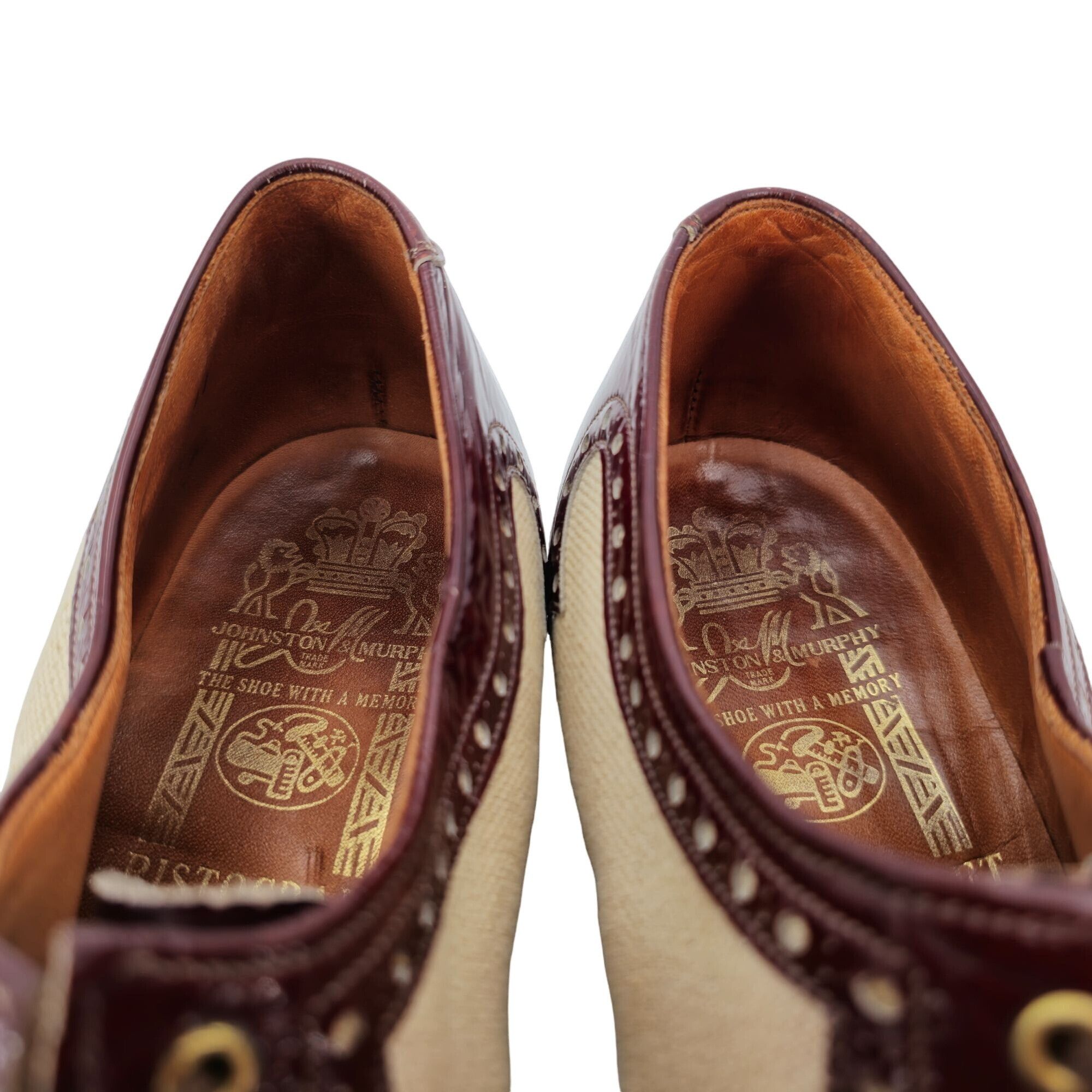 Johnston & Murphy Vintage Johnston & Murphy Aristocraft Spectator 10.5 Burgund Size US 10.5 / EU 43-44 - 6 Thumbnail