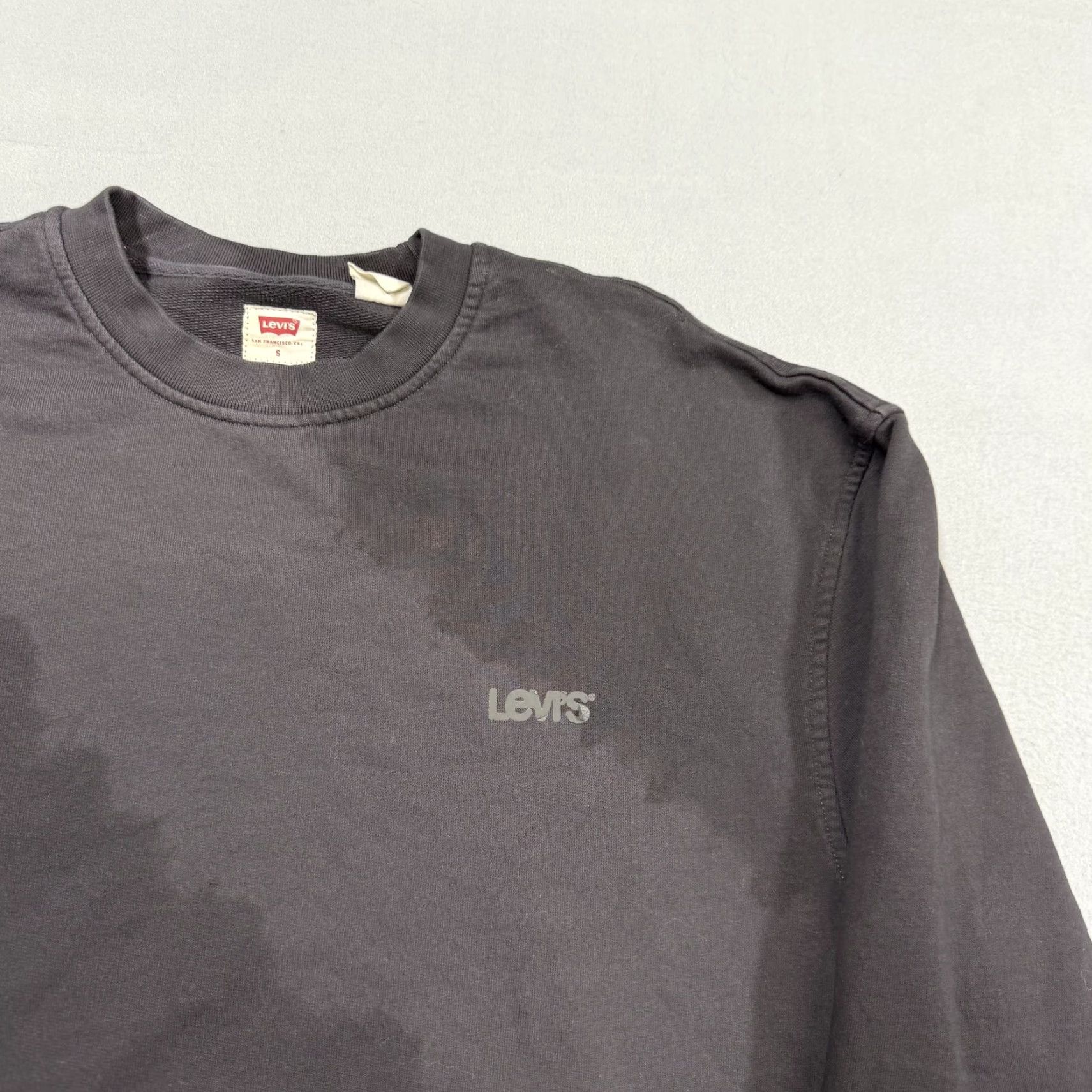 Levi's Levi's Sweatshirt Mens S Black Pullover Crewneck Graphic Logo Relaxed Fit Size US S / EU 44-46 / 1 - 3 Thumbnail