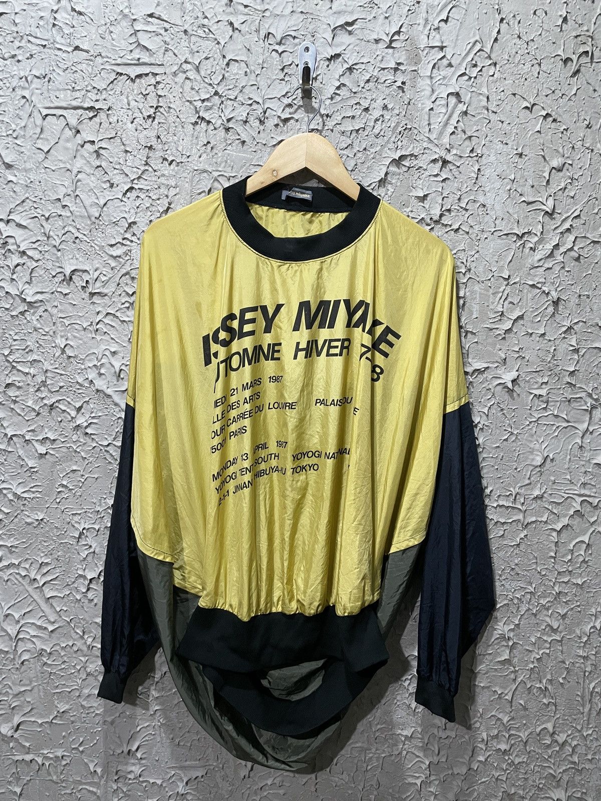 Vintage 1987 A/W ISSEY MIYAKE CIRCLE STAFF Deformed Nylon