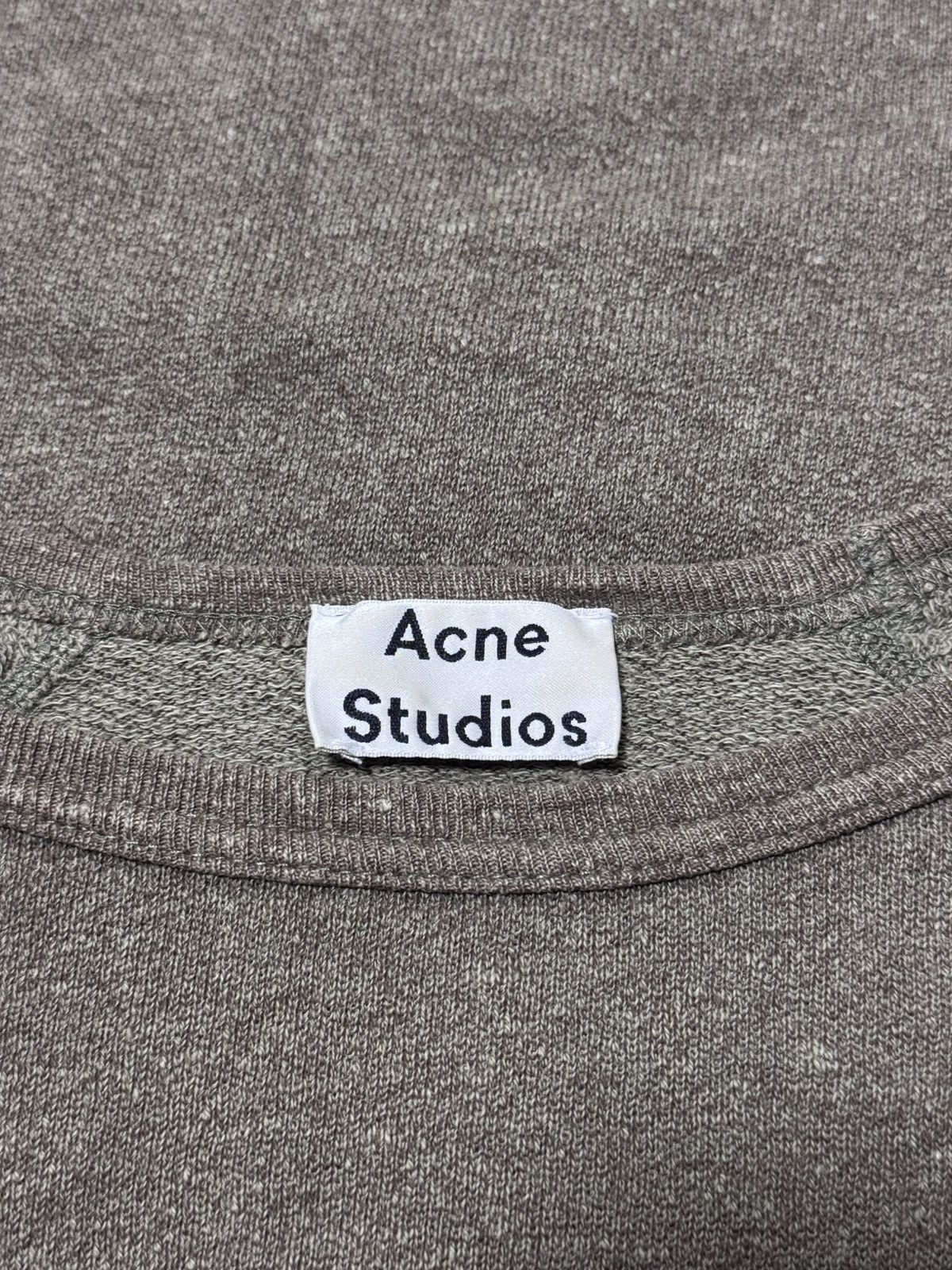 Acne Studios Acne Studios Men's Pullover Long Sleeve Olive Size:M Size US M / EU 48-50 / 2 - 3 Thumbnail