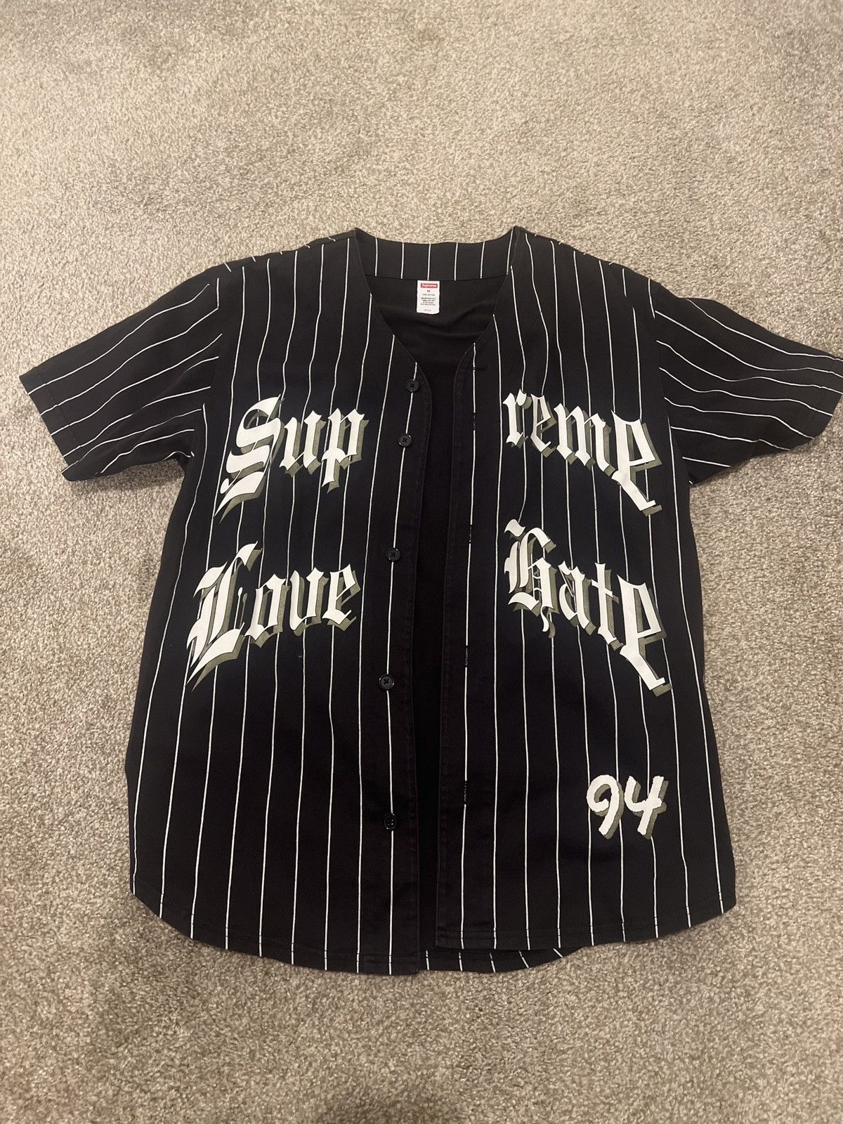 Supreme Polartec Baseball 張り付く Jersey 