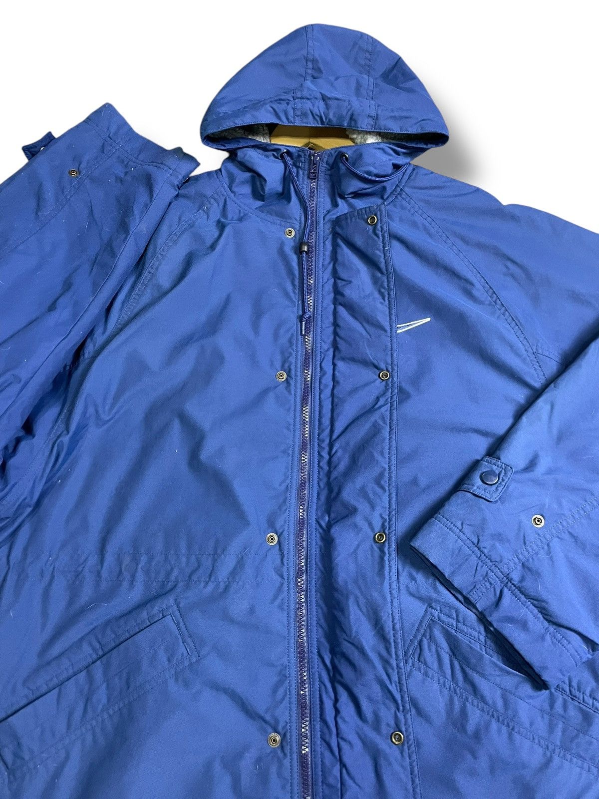 Designer × Nike × Vintage Nike Vintage 90’s Inner Fleece Hooded Parkas (36) Size US L / EU 52-54 / 3 - 6 Thumbnail
