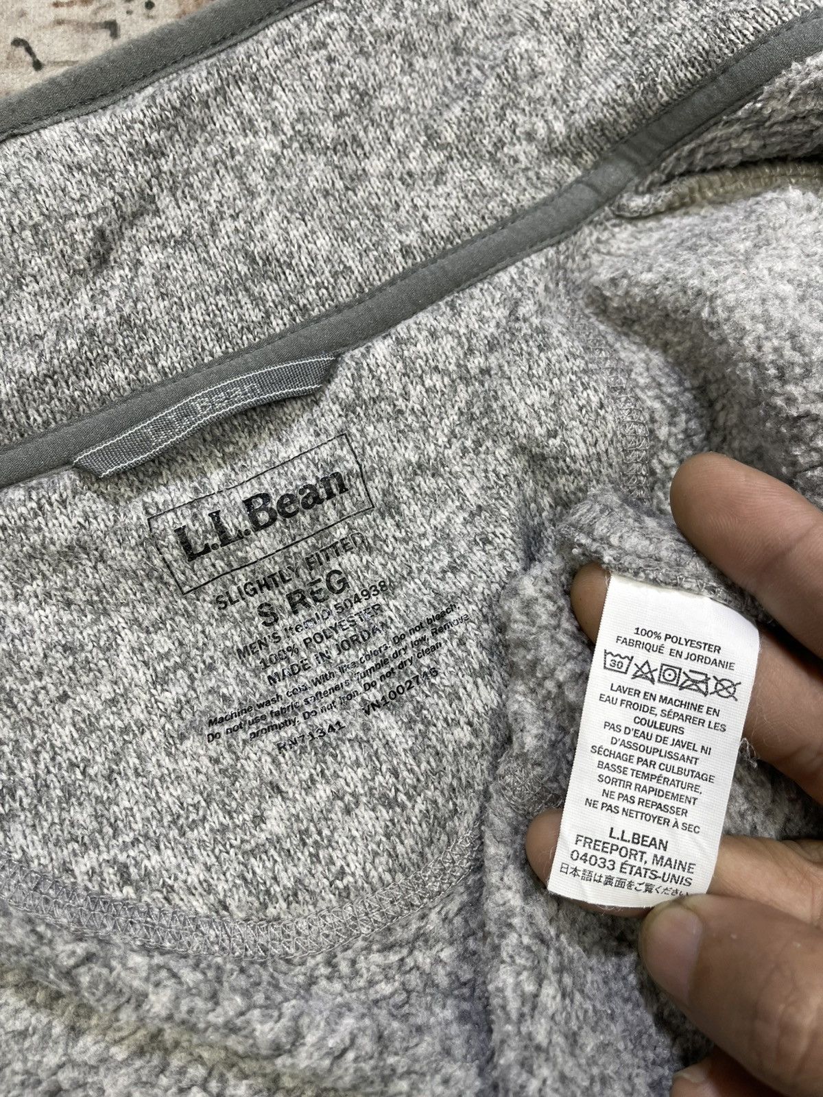 L.L. Bean LL Bean Fleece Full Zip Sweater Jacket Size US S / EU 44-46 / 1 - 12 Thumbnail
