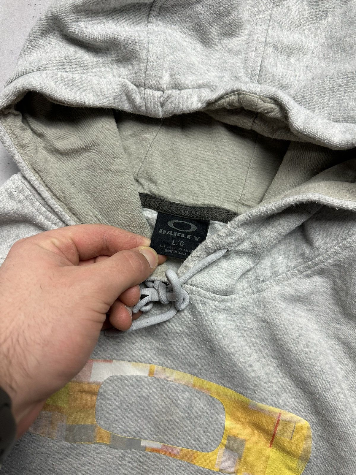 Oakley × Streetwear × Vintage Vintage Oakley Boxy Hoodie Archive 