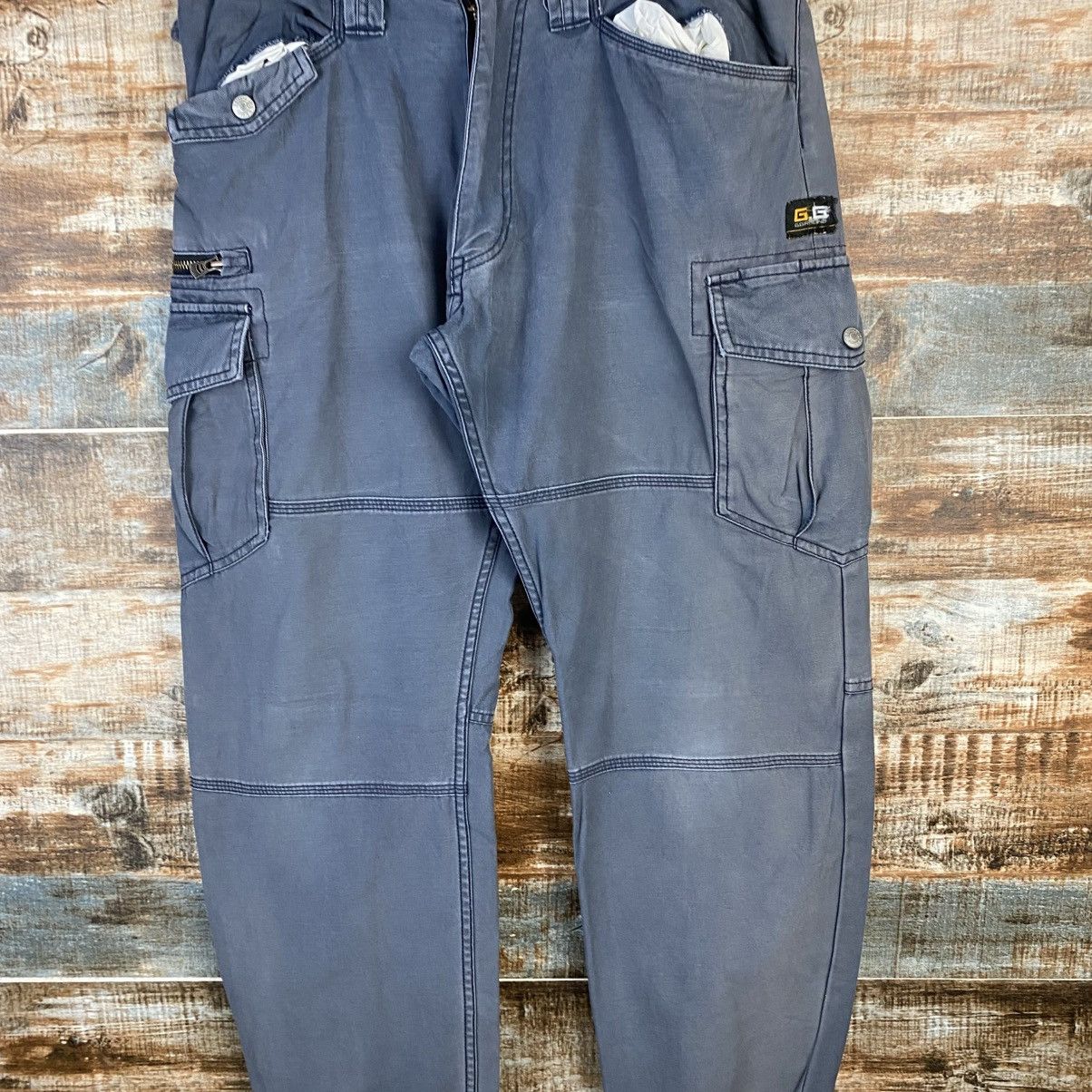 Japanese Brand DL G Ground Gray Cargo Multipocket Pants #C1288 Size US 32 / EU 48 - 5 Thumbnail