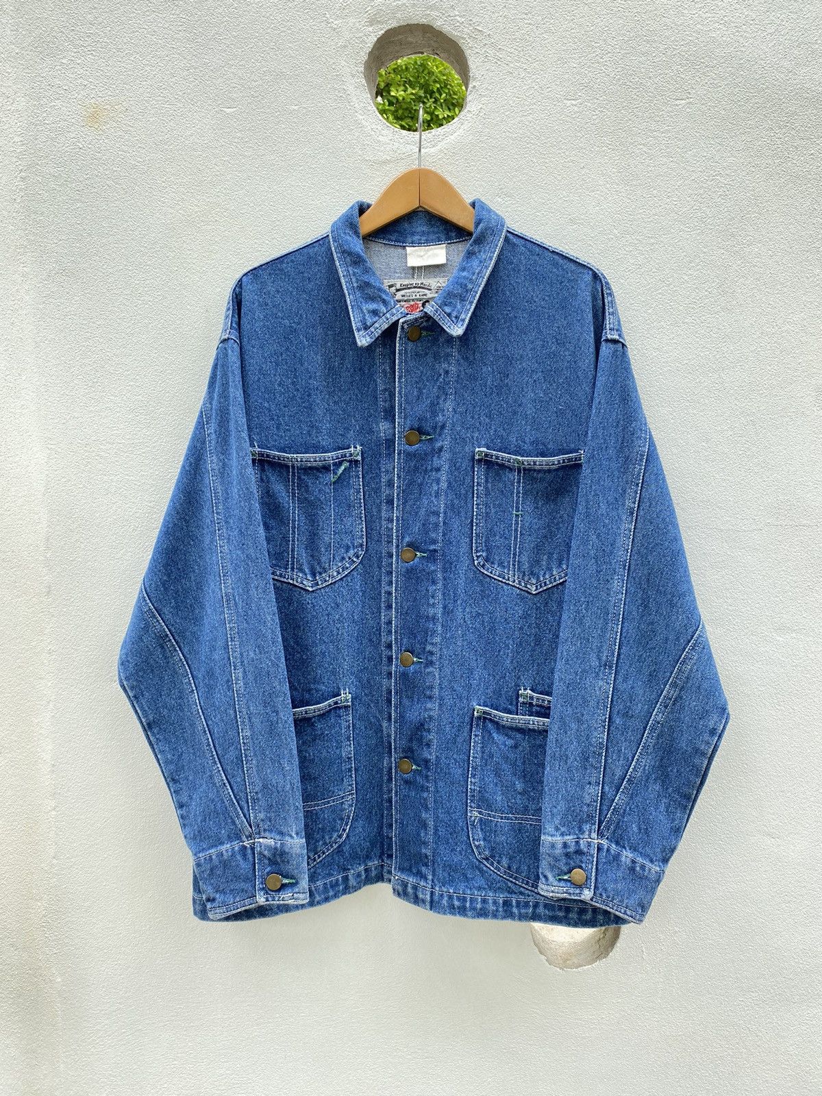 Vintage Hot Gossip denim work jacket Size US XL / EU 56 / 4 - 1 Thumbnail