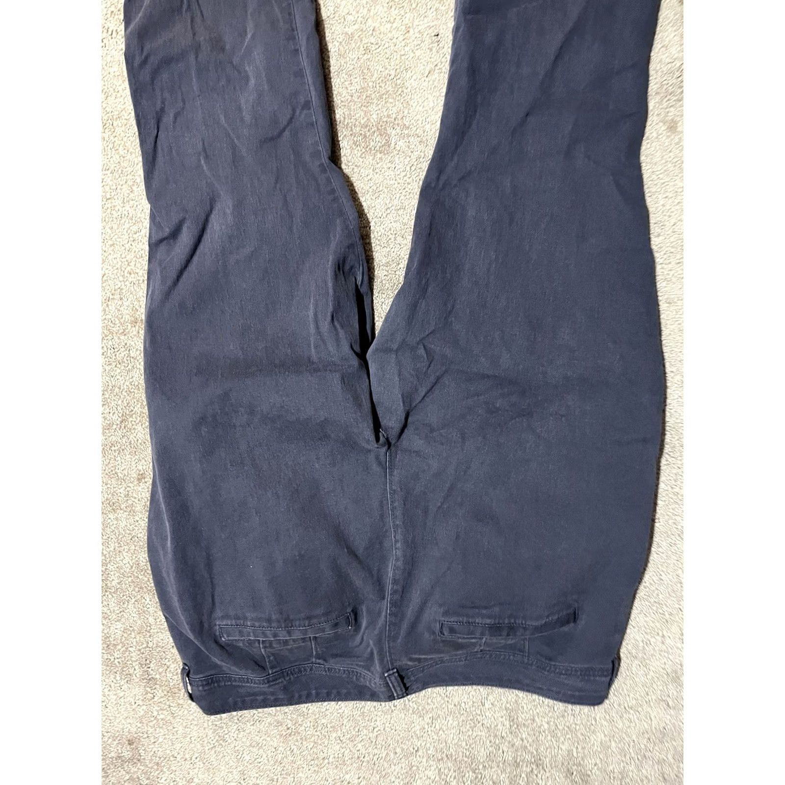 Old Navy Old Navy Pants Women's Size 16 Blue Denim Sweetheart Flat Front Straight Size 38" / US 16 / IT 52 - 4 Thumbnail