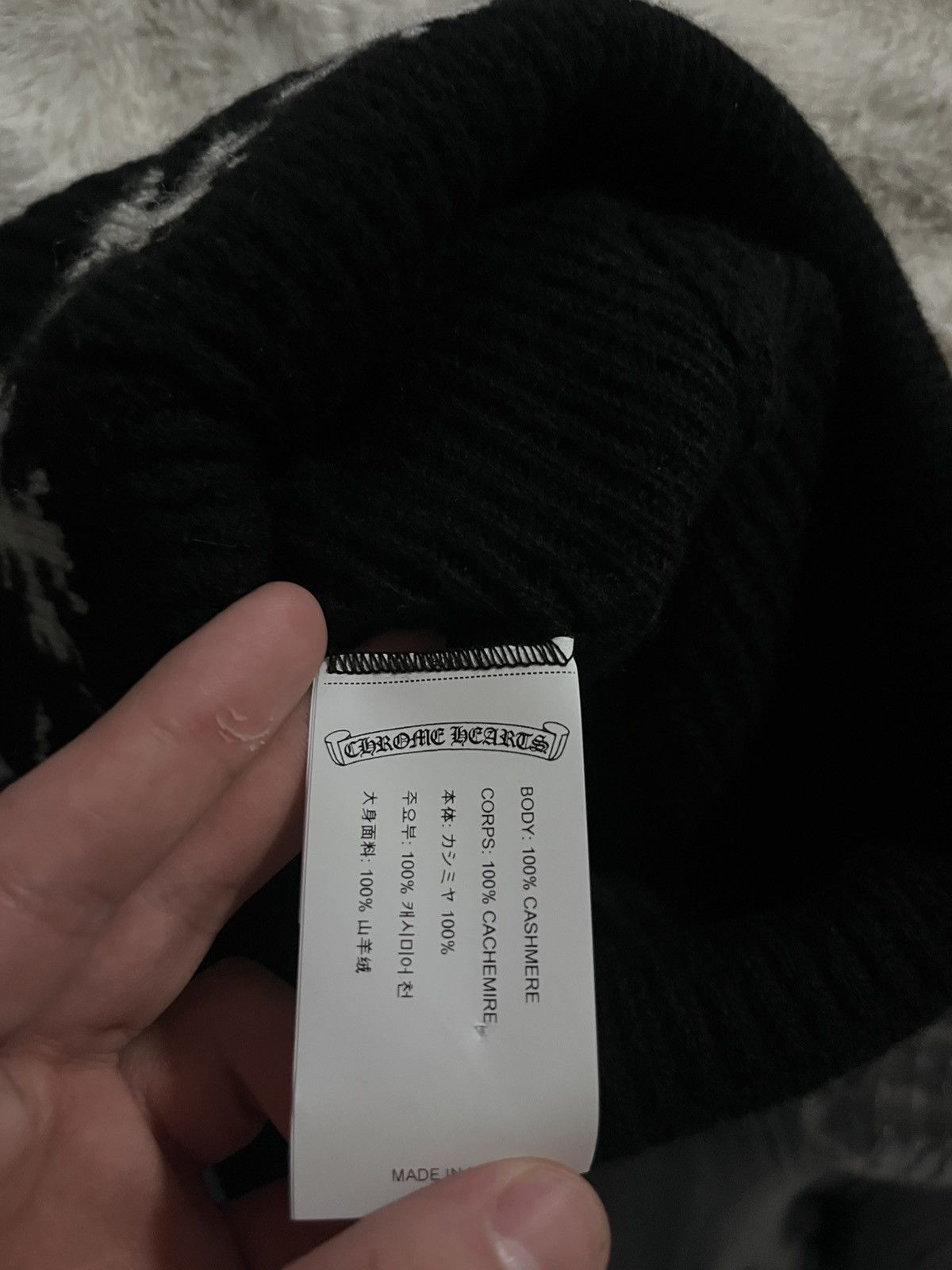 Chrome Hearts Chrome Hearts Big Daddy NYC Beanie Size ONE SIZE - 5 Thumbnail
