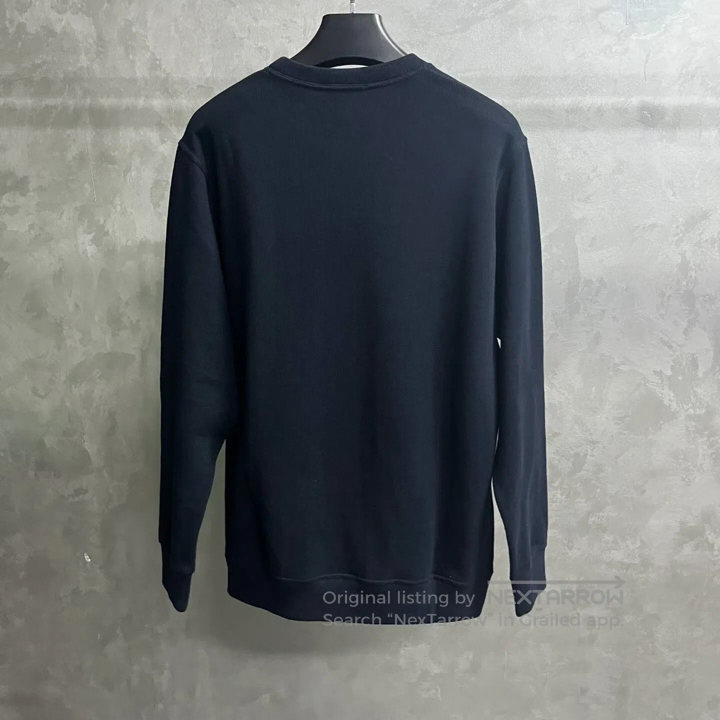 Dior Dior New dark blue embroidered round-neck long-sleeved hoo Size M / US 6-8 / IT 42-44 - 5 Thumbnail