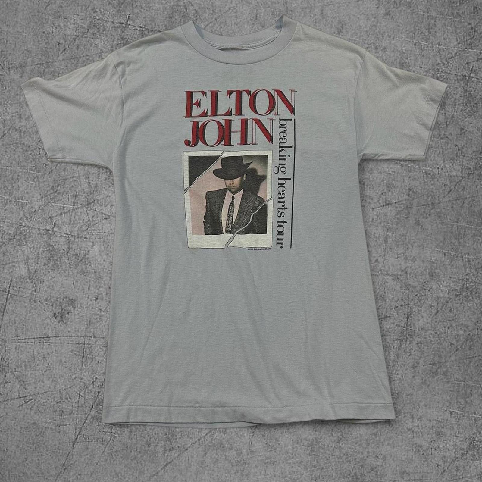 Band Tees 1984 Elton John Tour Tee Size US M / EU 48-50 / 2 - 1 Thumbnail